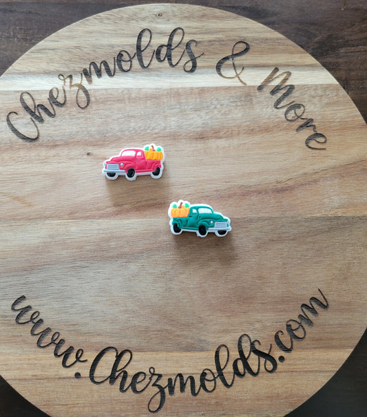 fall truck- Silicone focal Bead