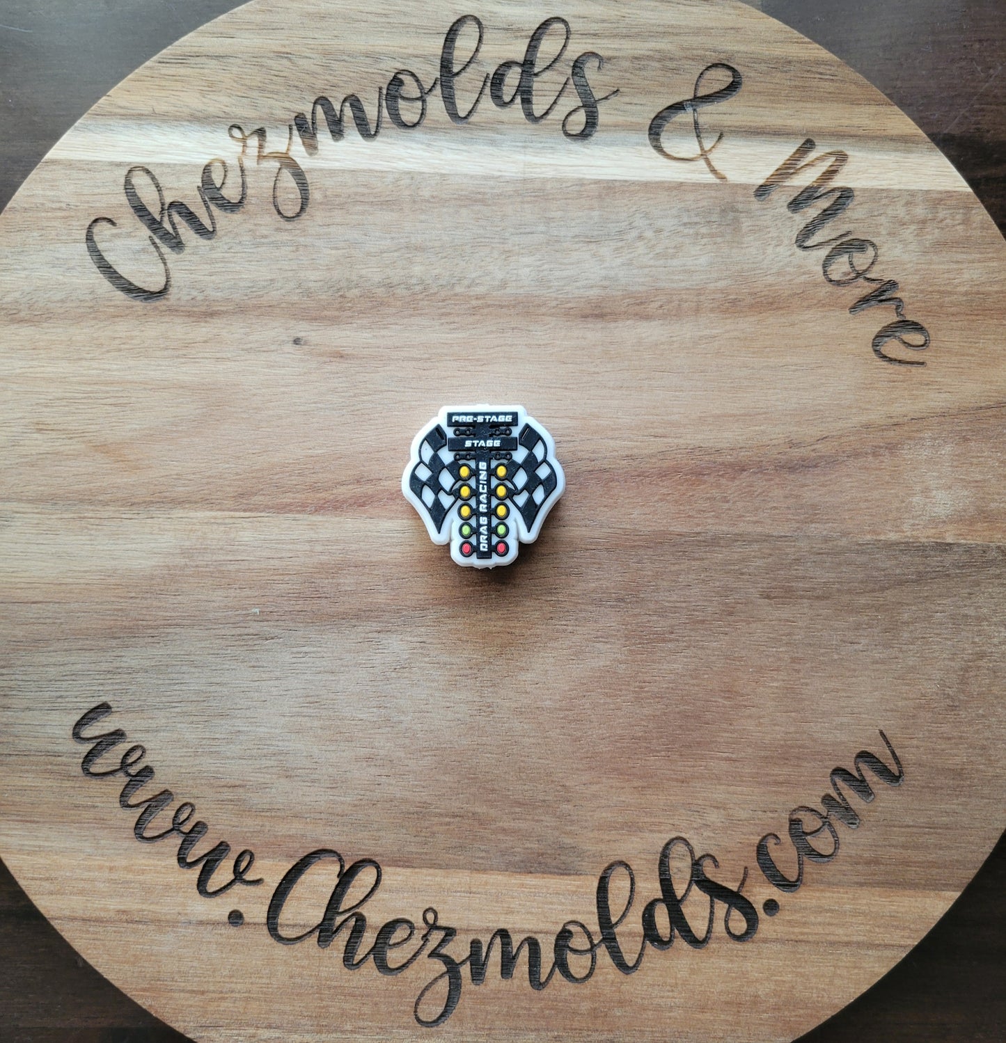 CE Silicone focal Bead- drag racing tree