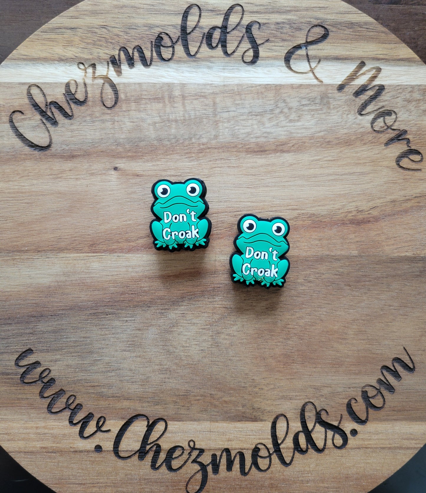 Dont croak frog- Silicone focal Bead