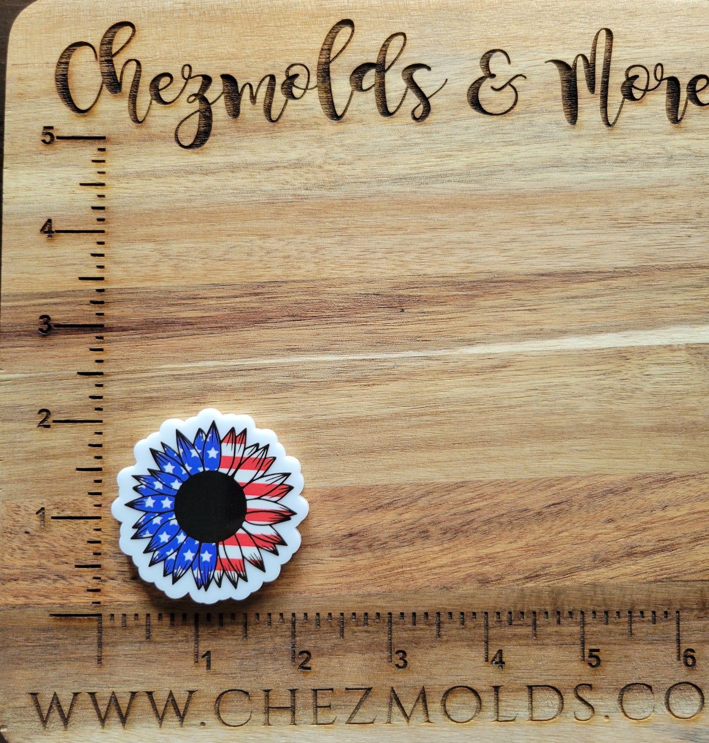 flag sunflower- uv printed acrylic