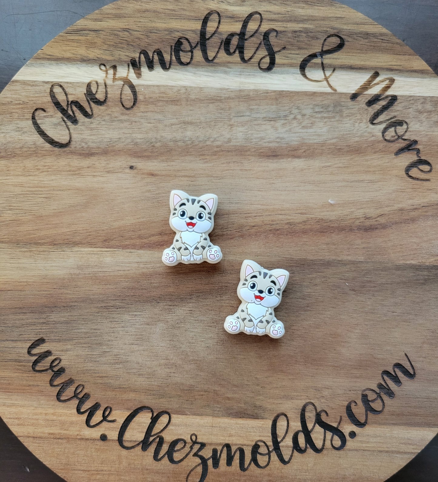 Kitty- Silicone focal Bead