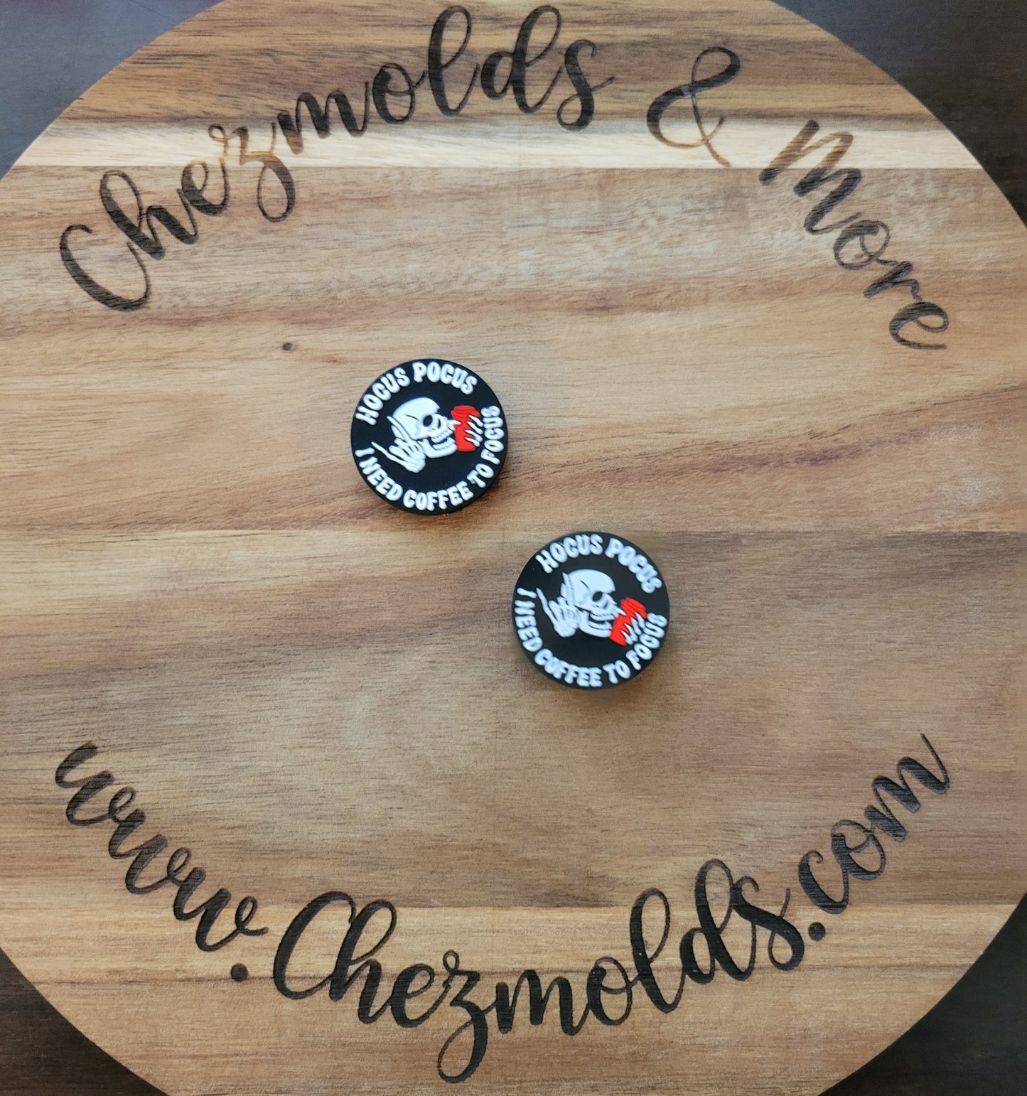 HocusP i need Coffee to focus- Silicone focal Bead