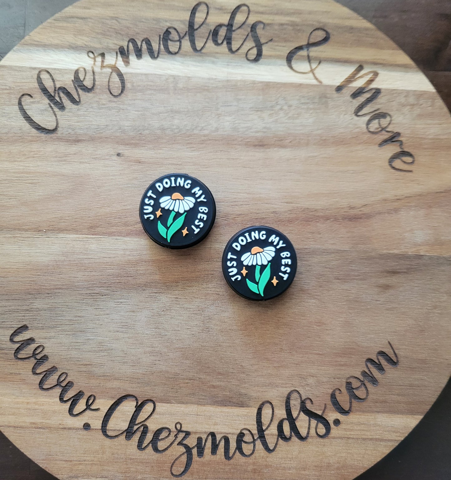 Just doing my best- Silicone focal Bead