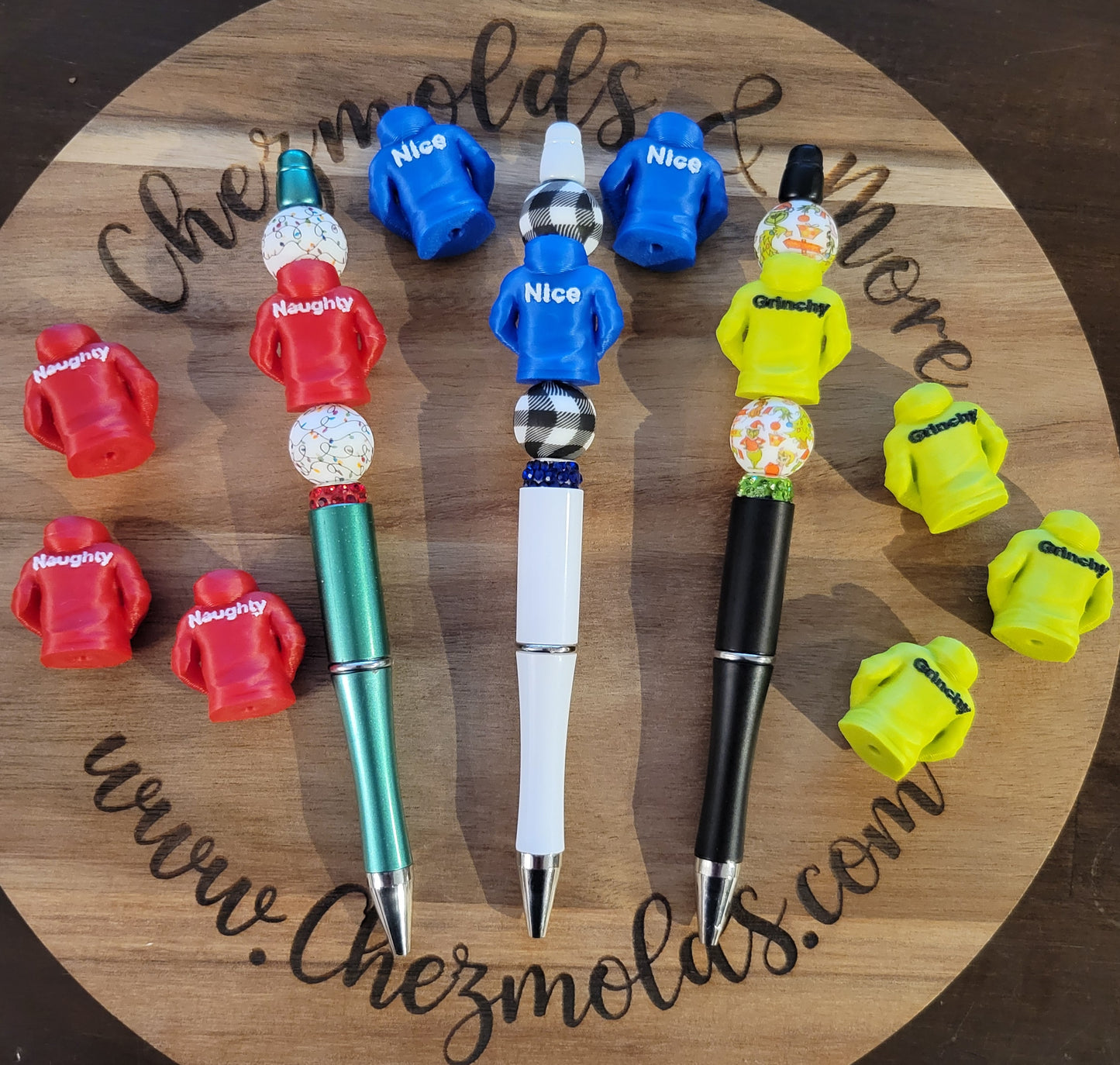 CE 3d printed Holiday jackets- focal Bead