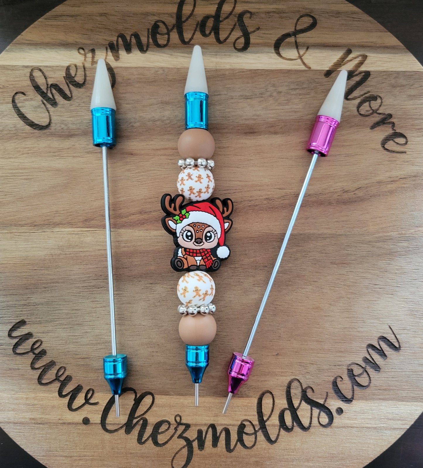 Beadable rhinestone pen/wax picker