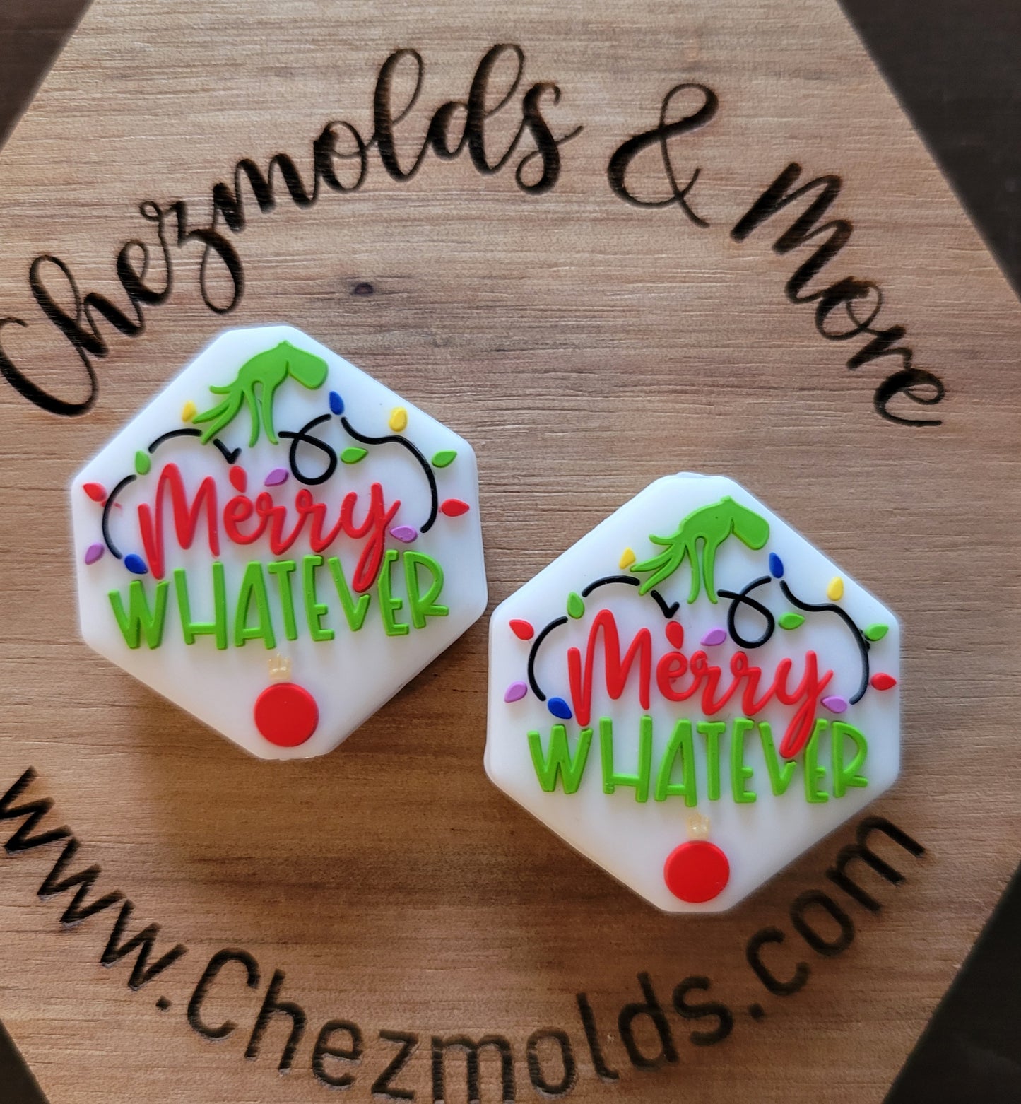 Merry Whatever- custom collab- Silicone focal Bead