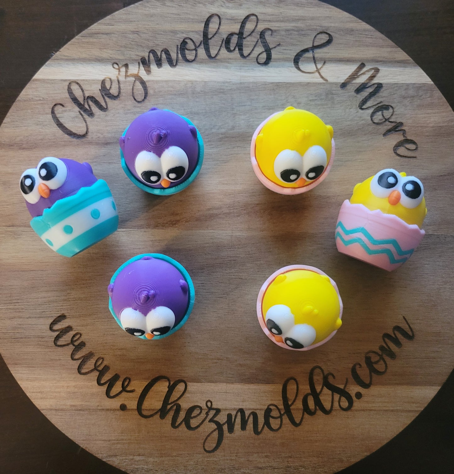 CE 3d printed fidget clicker- with keychain hole - chicky