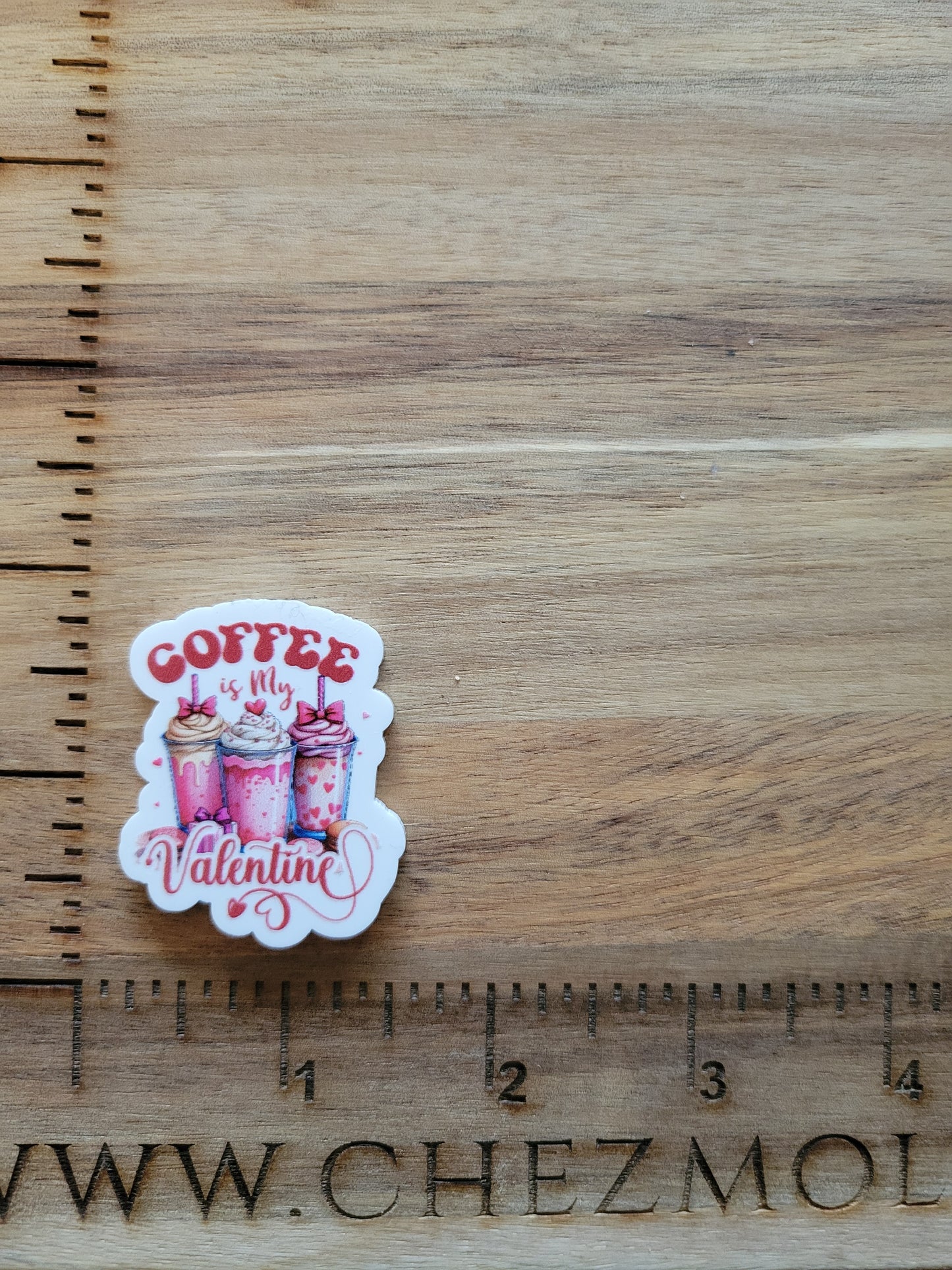 uv printed acrylic-coffee is my valentine