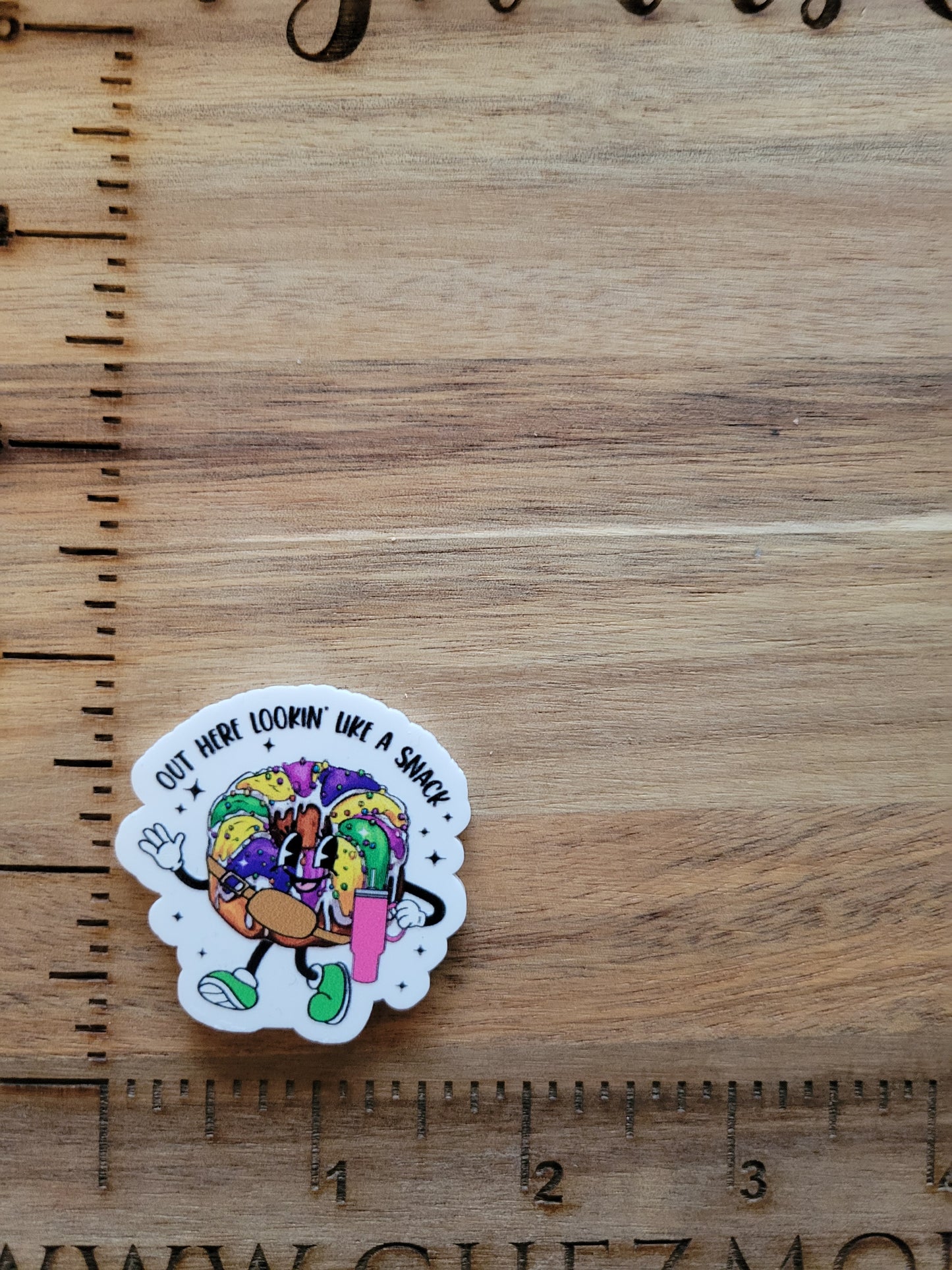 uv printed acrylic-mardi snack