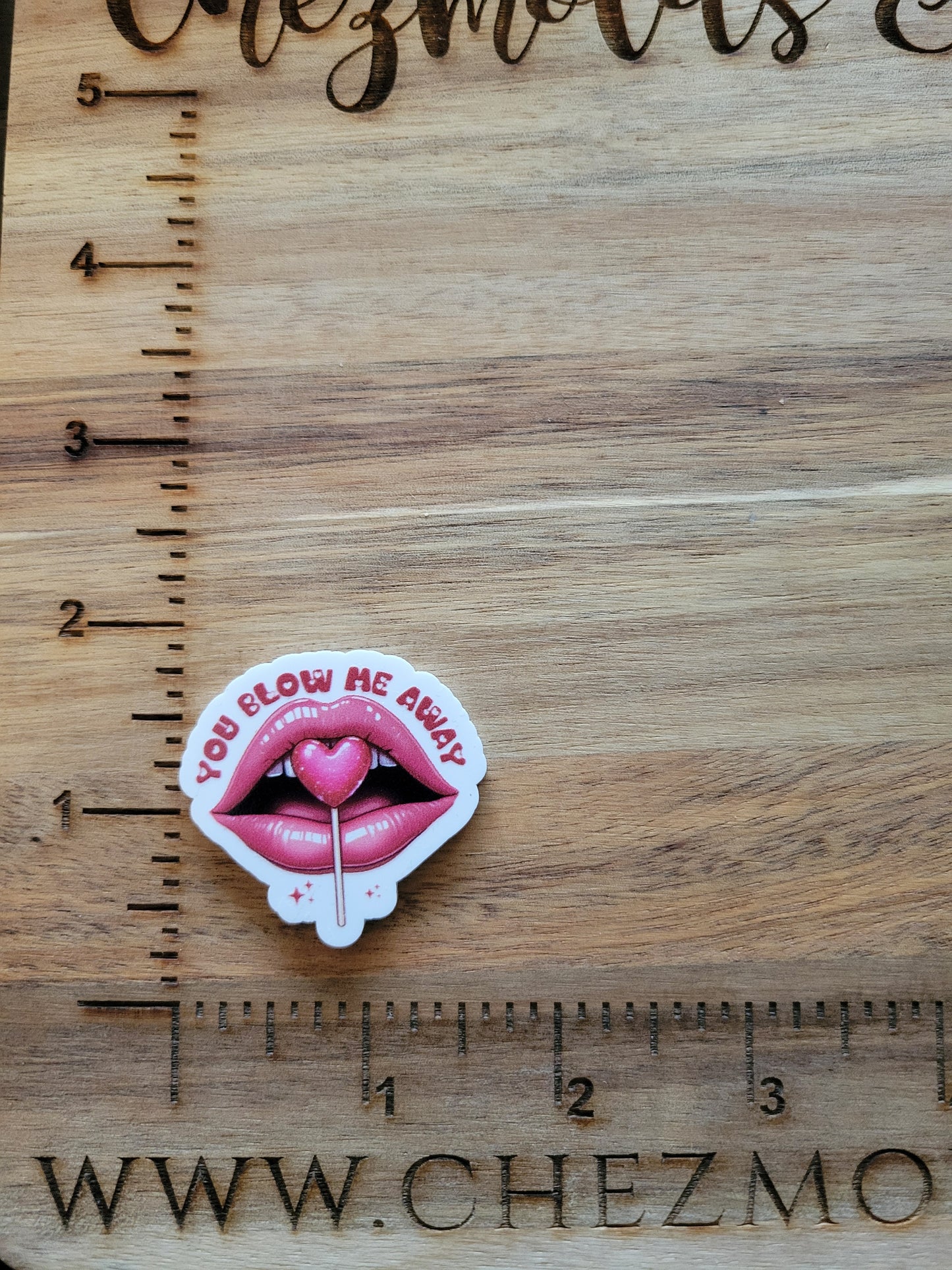 uv printed acrylic-blow me away