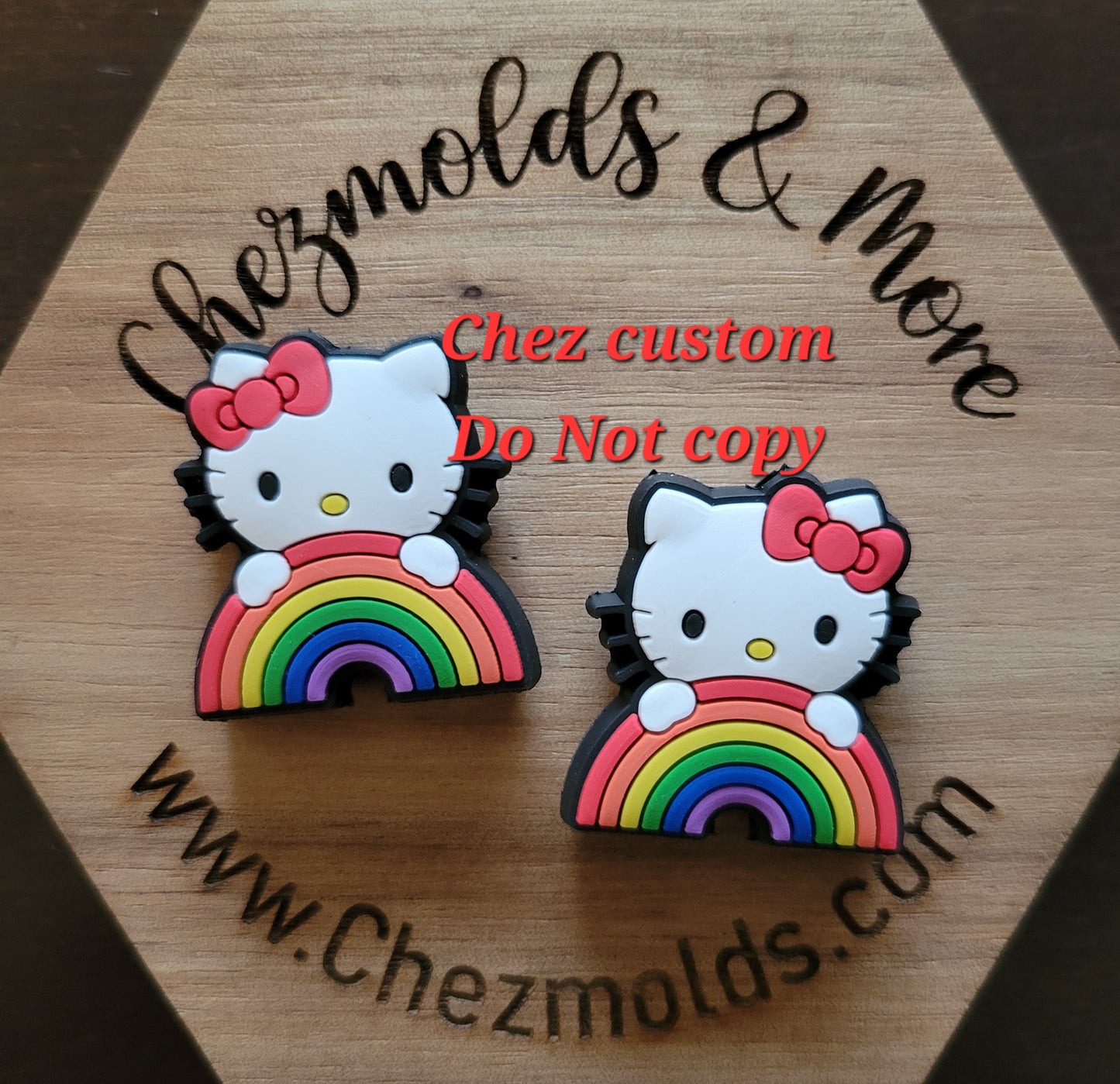 CE - HK rainbow- focal Bead