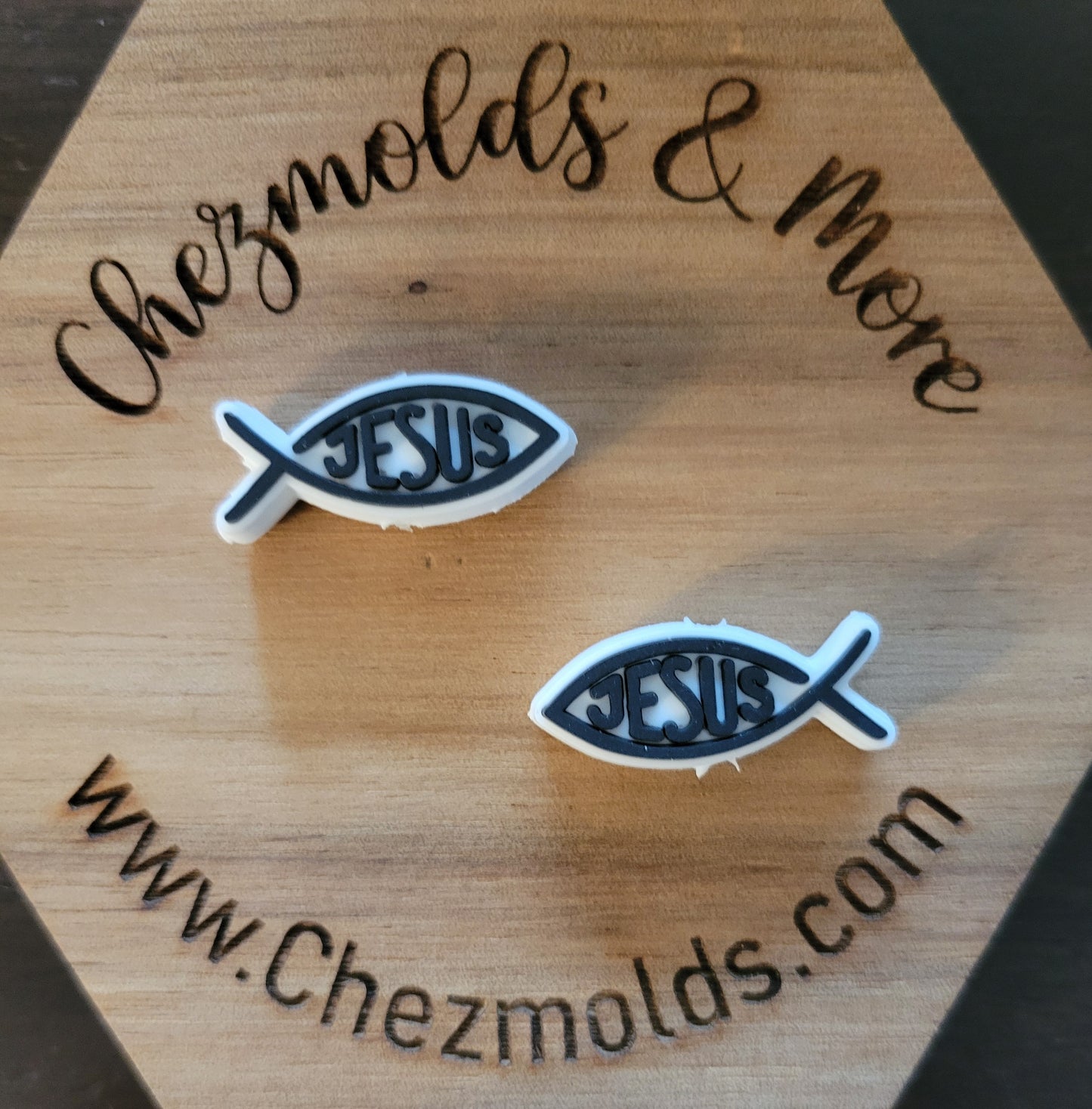 Jesus fish- focal Bead