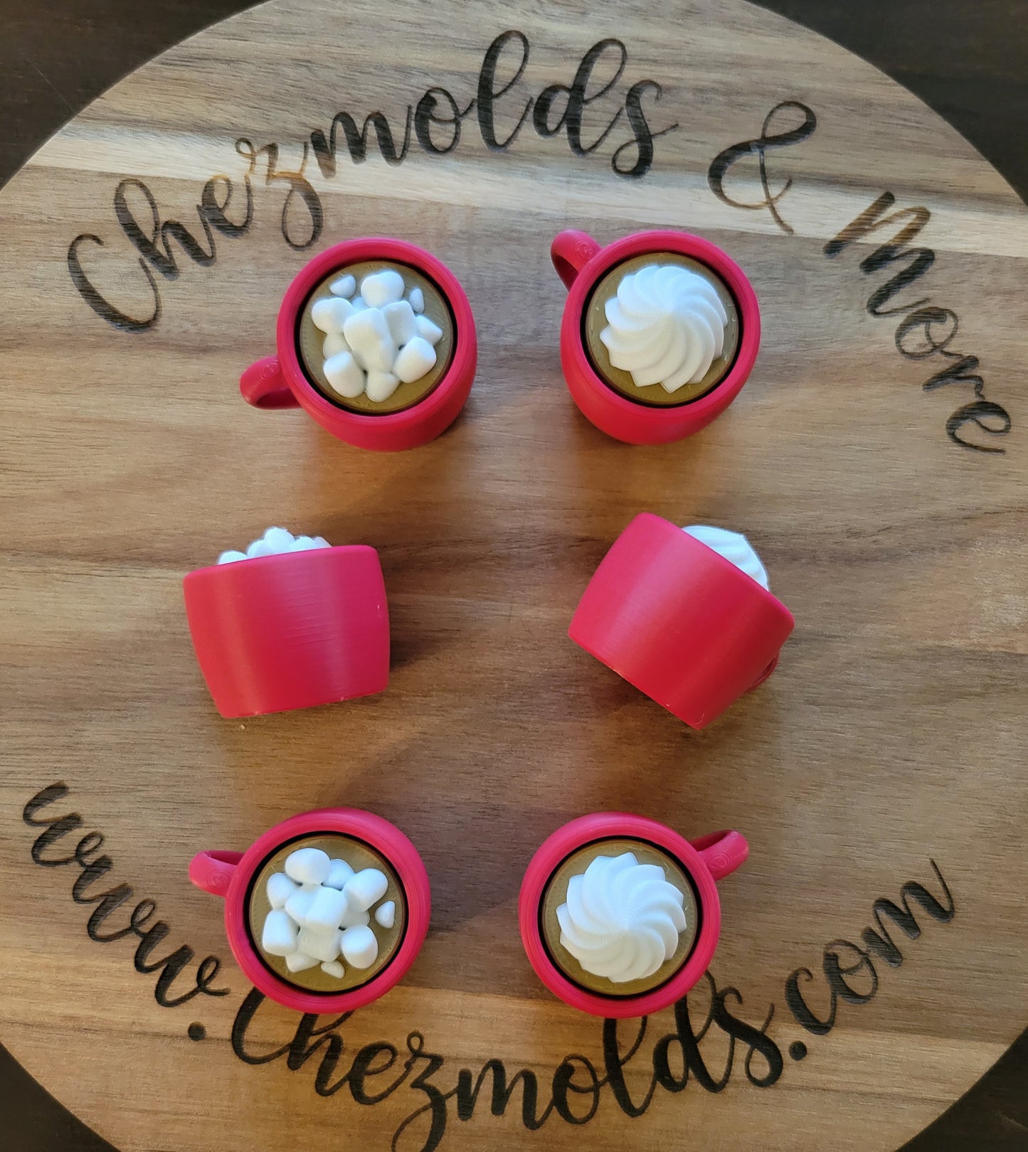 CE 3d printed fidget clicker-mug of love