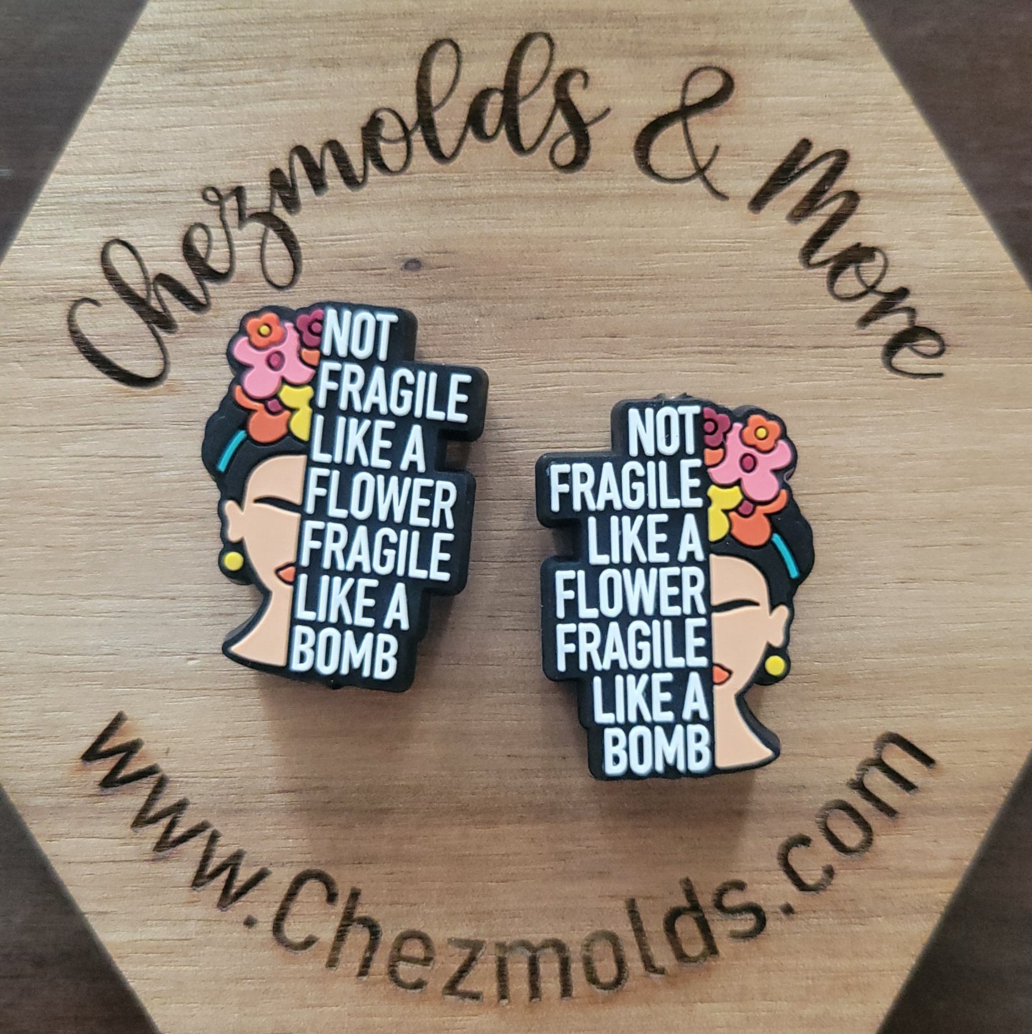 not fragile- bomb- Silicone focal Bead