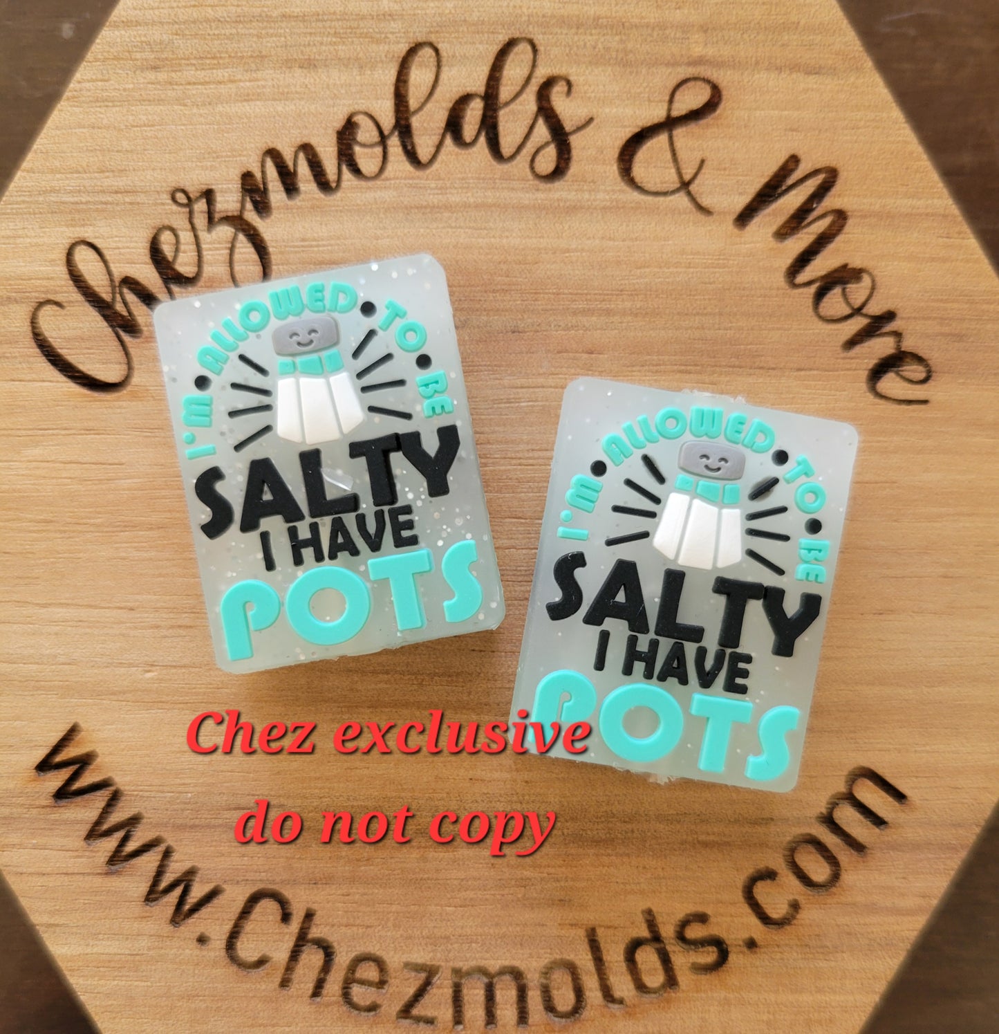 CE Im allowed to be salty I have POTS- focal Bead