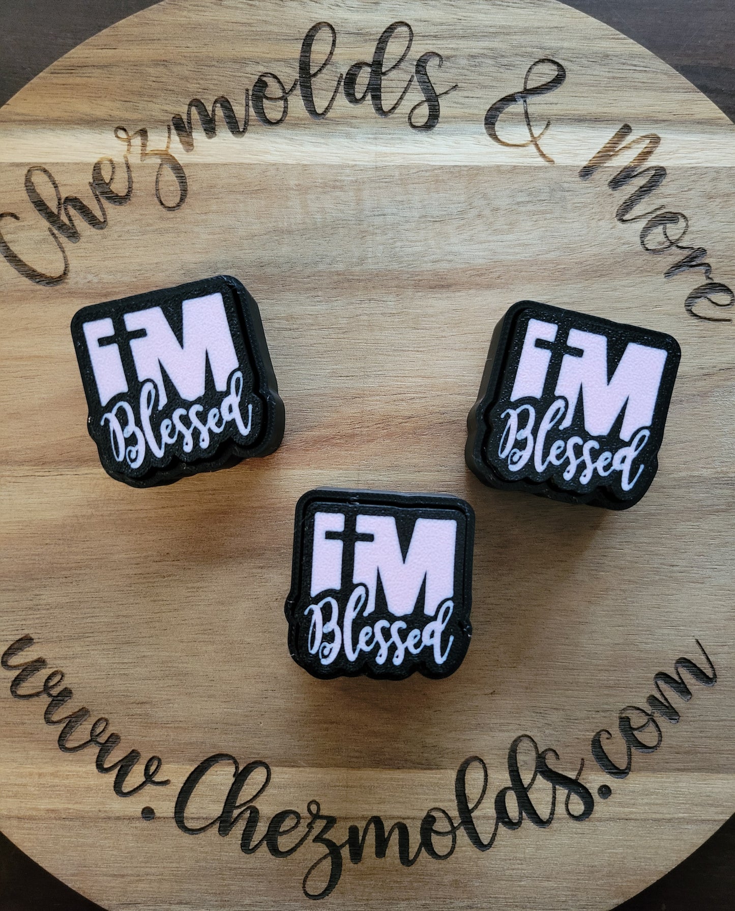 CE 3d printed fidget clicker- with keychain hole -Im blessed