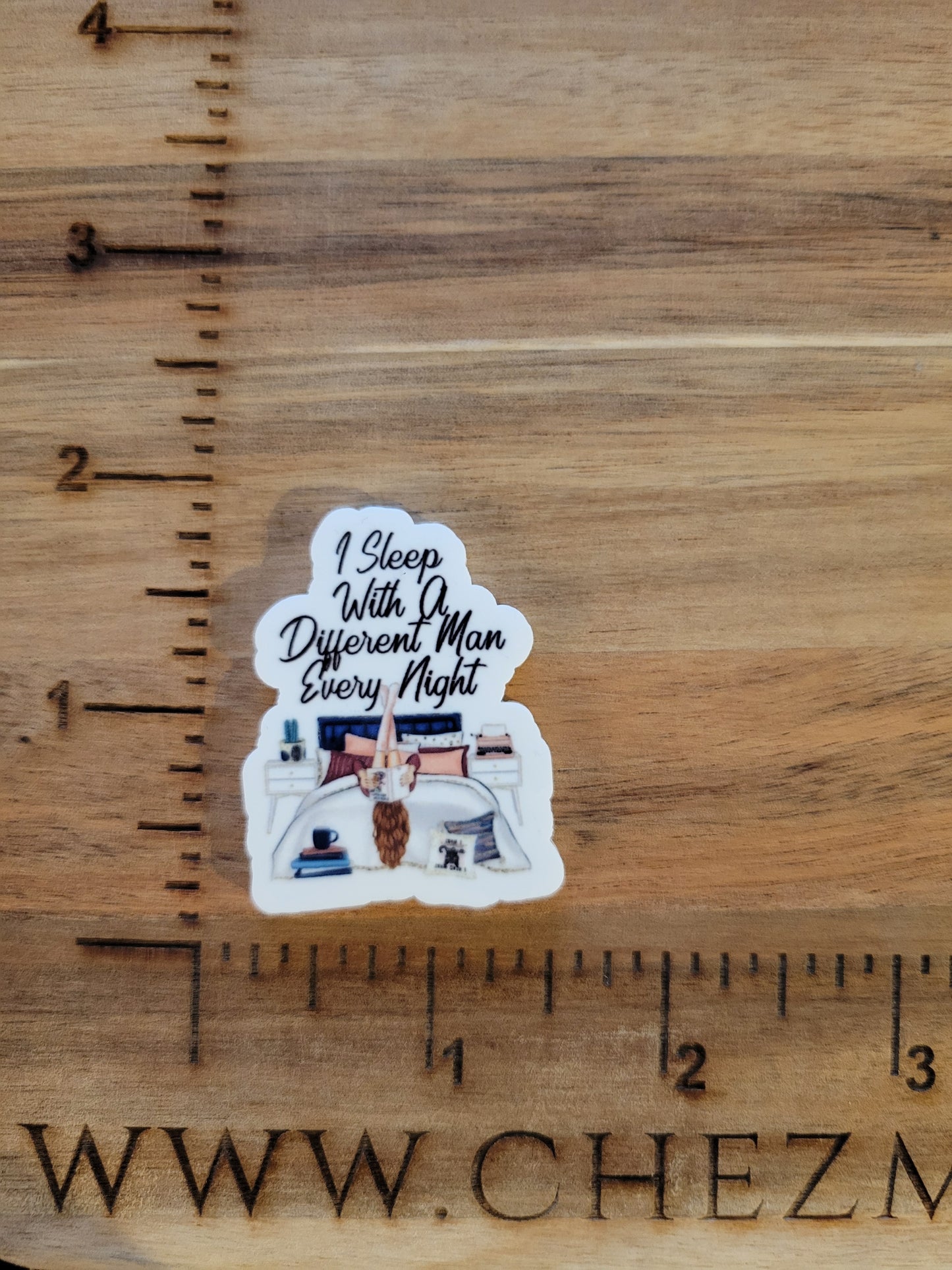 uv printed acrylic-i sleep with a different man