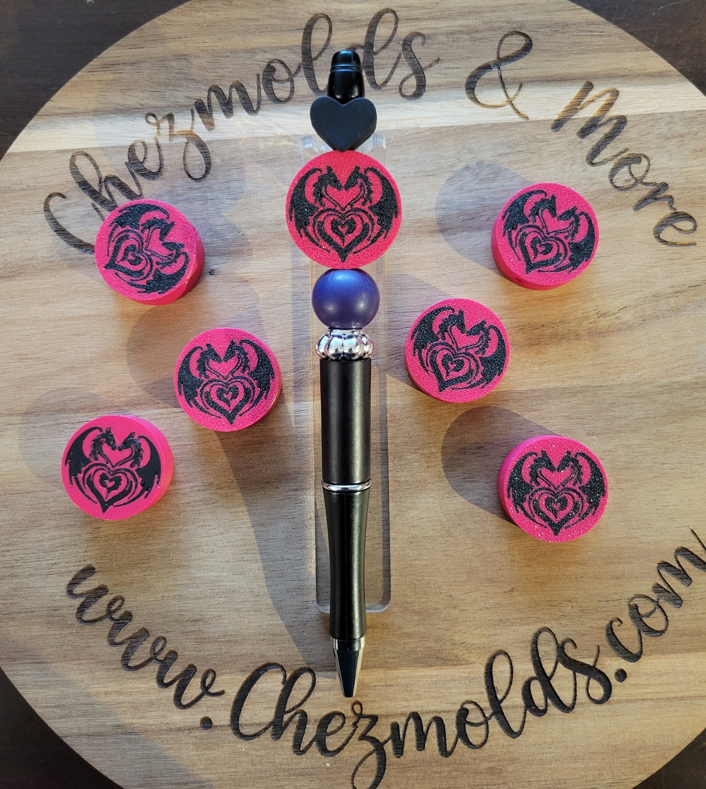 CE 3d printed focal -dragon heart