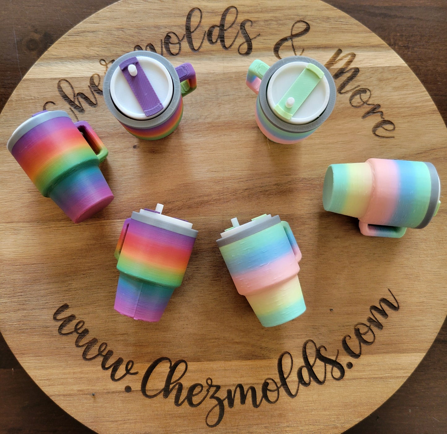 CE 3d printed fidget clicker- 3d mini tumbler