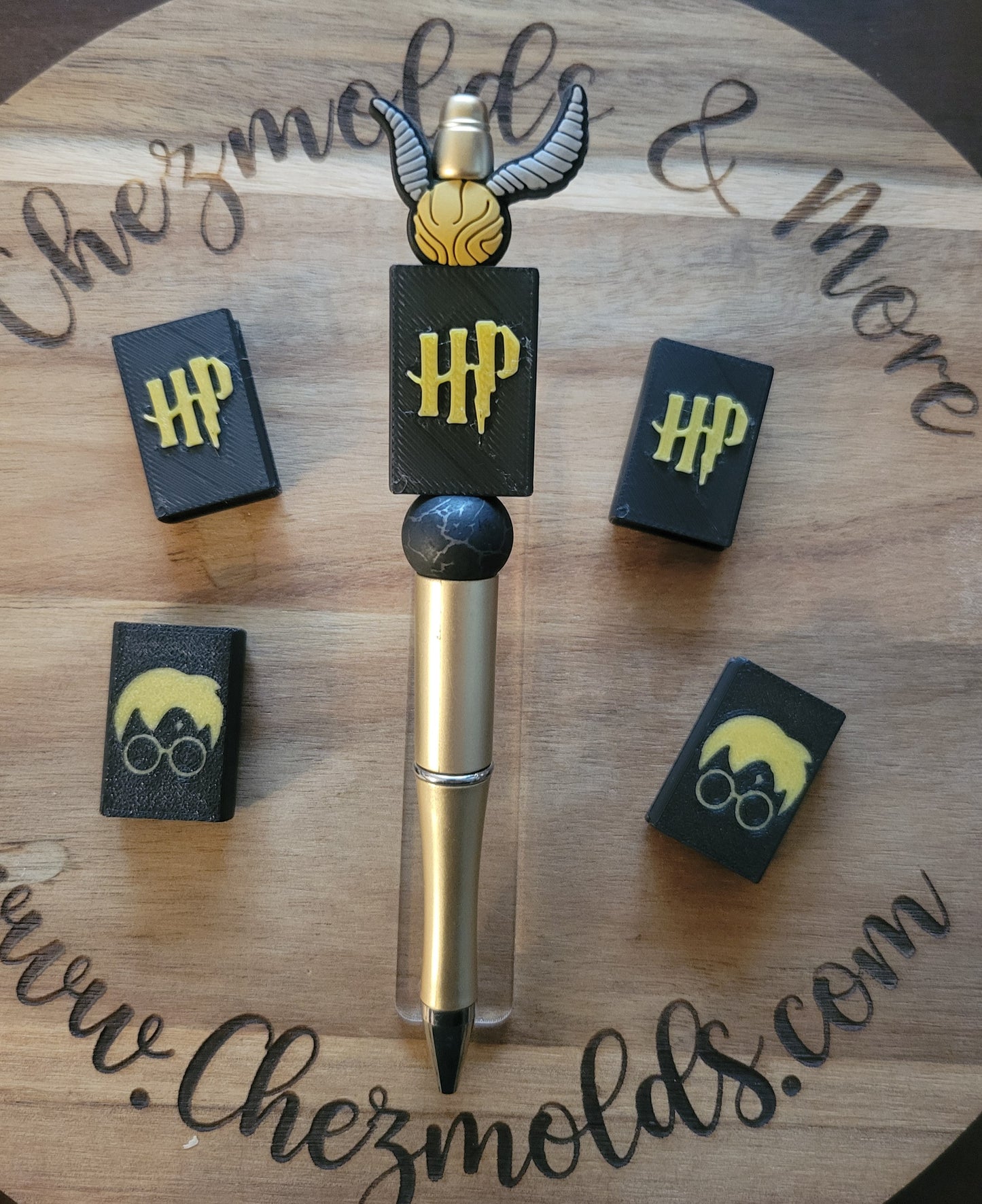 CE 3d printed focal bead -HP book