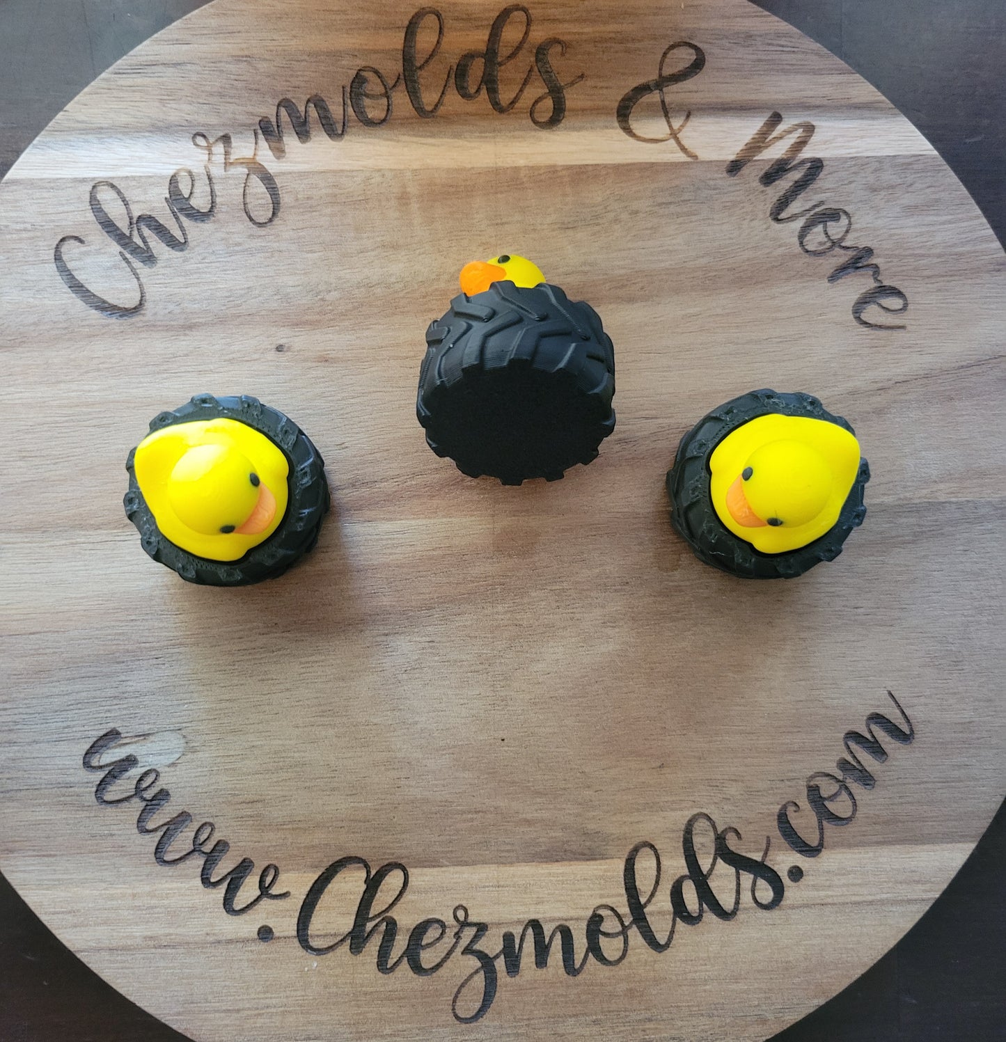 CE 3d printed fidget clicker-3D ducky in tire