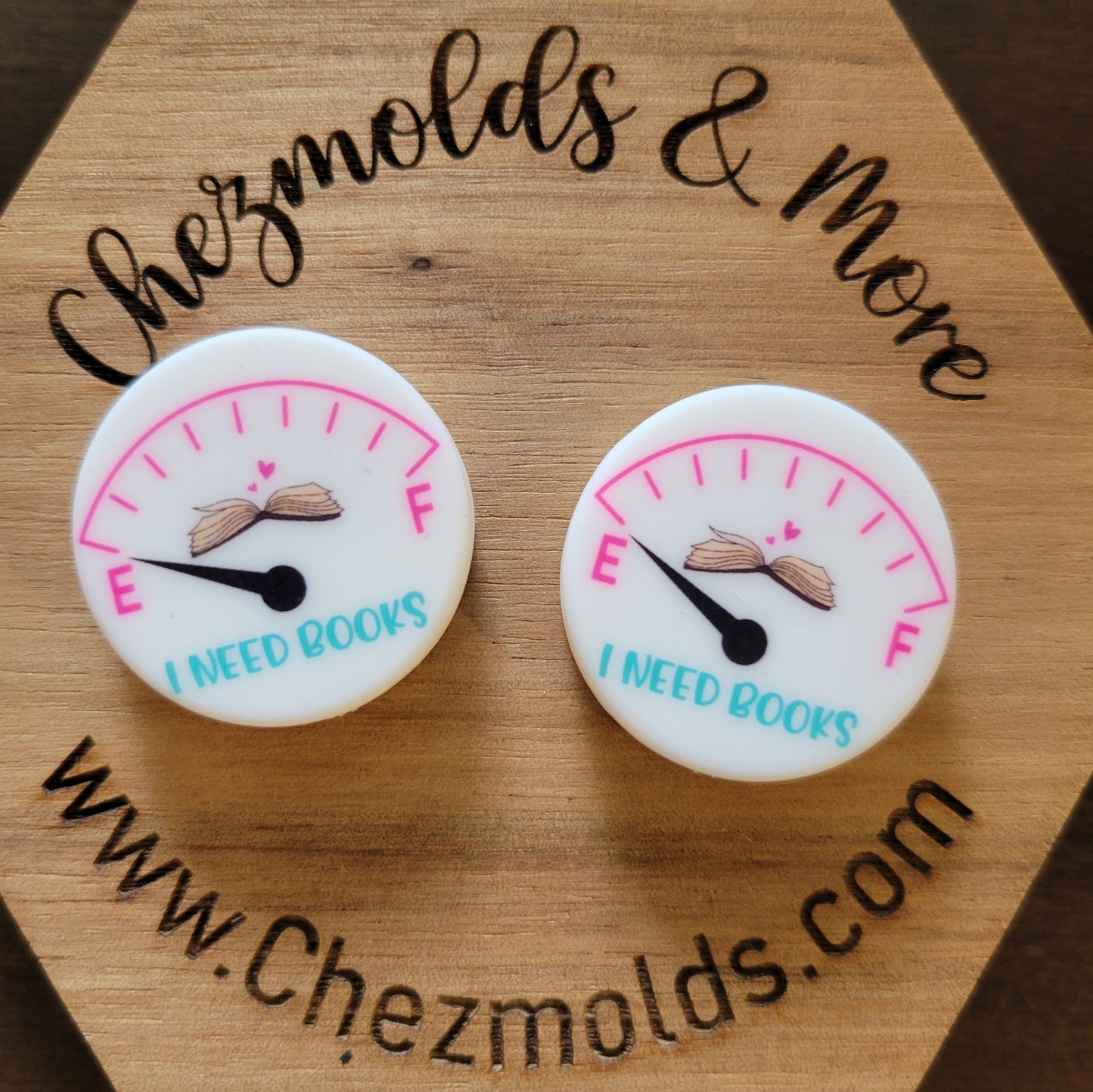 CE printed Silicone focal Bead-need more books