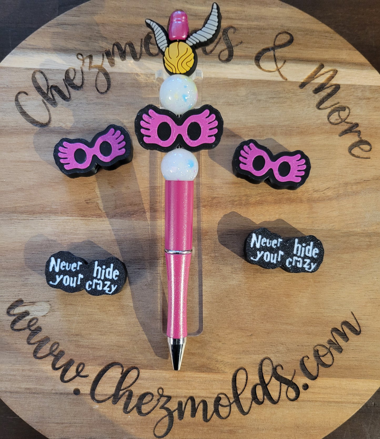 CE 3d printed focal bead -HP Luna glasses- dont hide your crazy