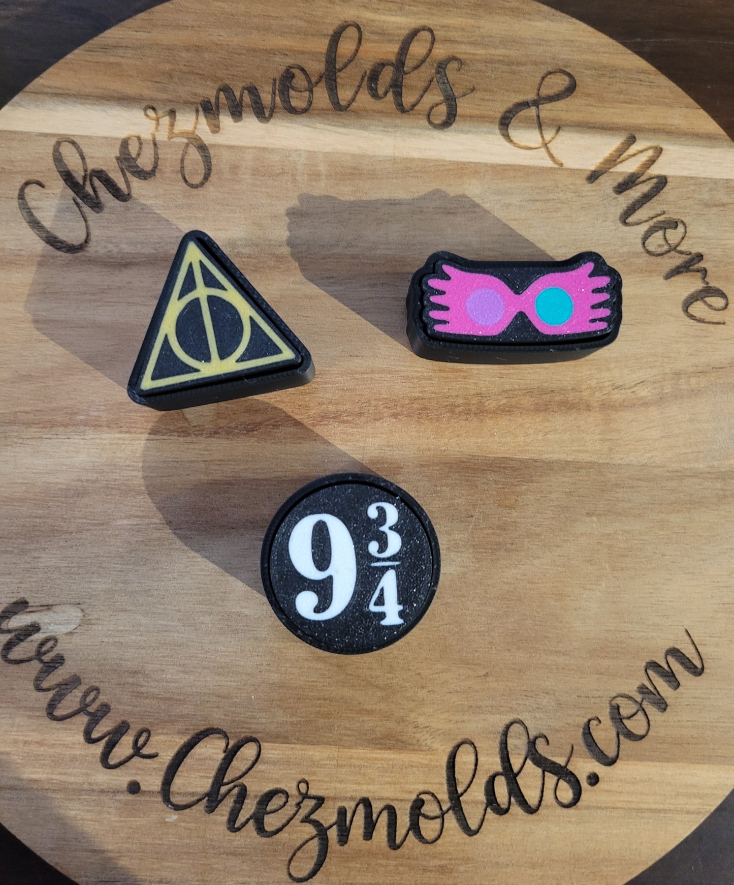 CE 3d printed fidget clicker- with keychain hole -HP