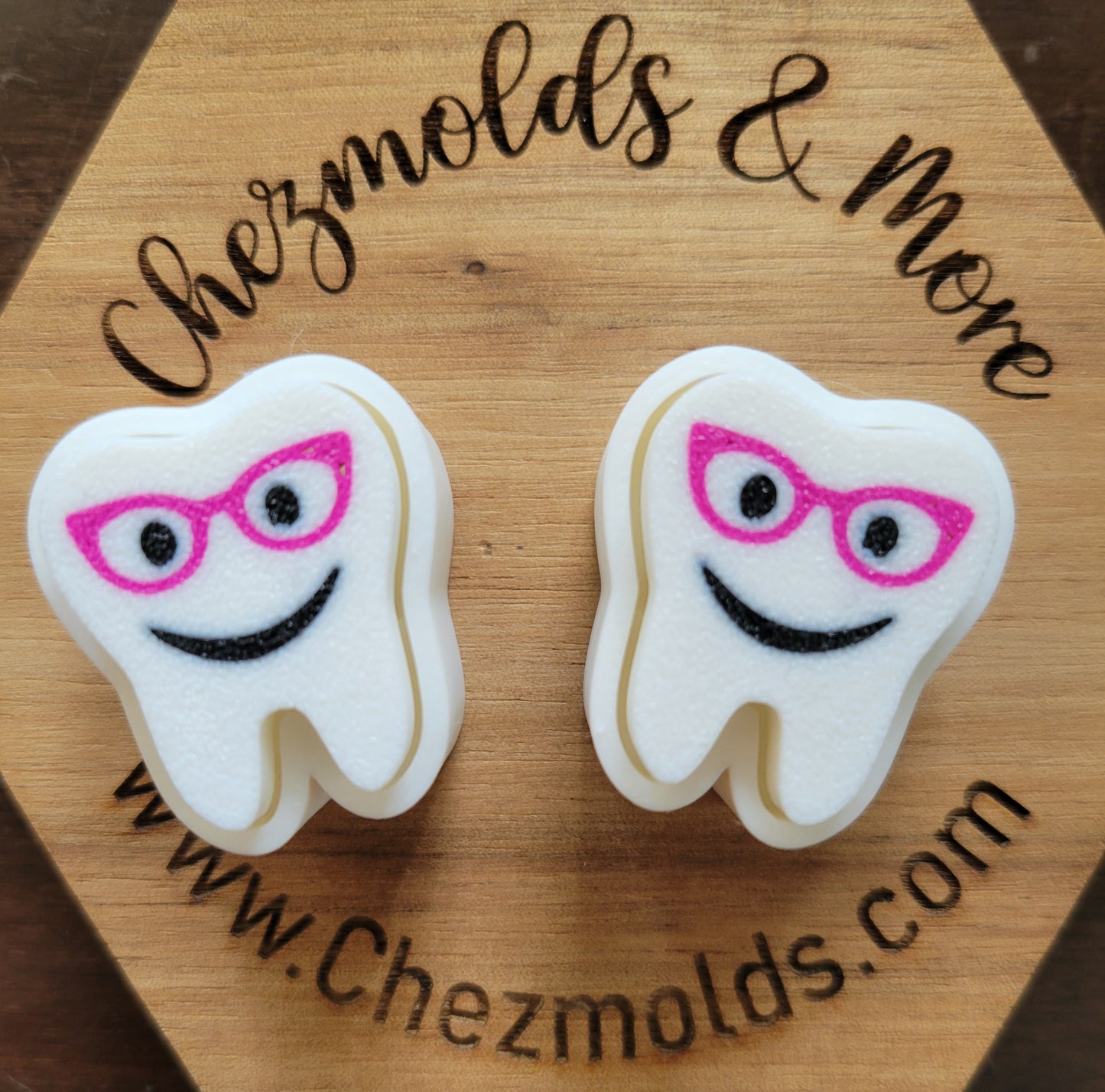 CE 3d printed fidget clicker- with keychain hole - tooth