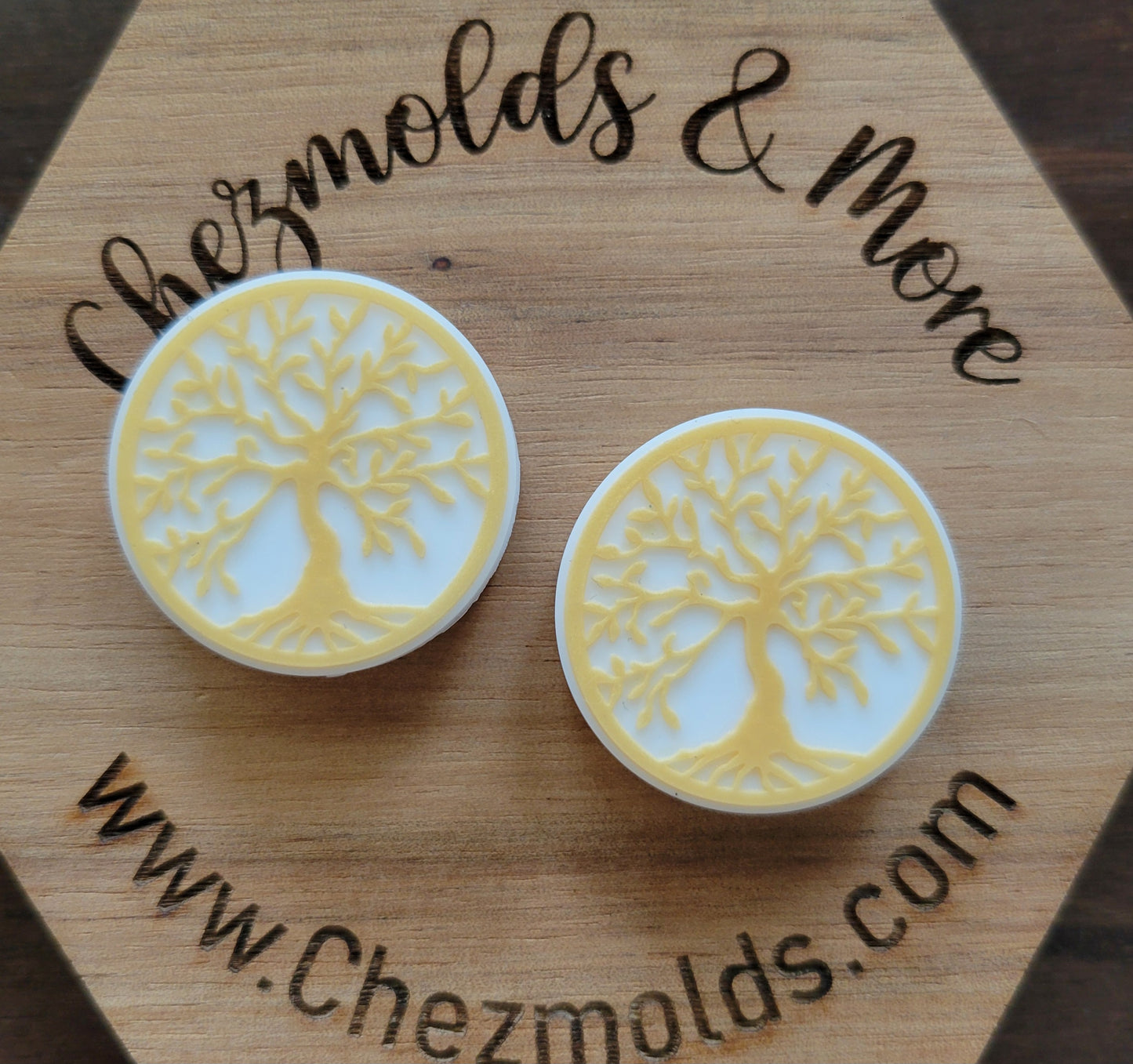 tree of life - silicone focal Bead