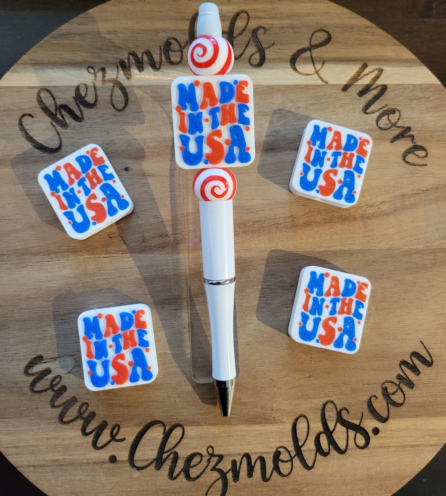 CE 3d printed focal bead-Made in the USA