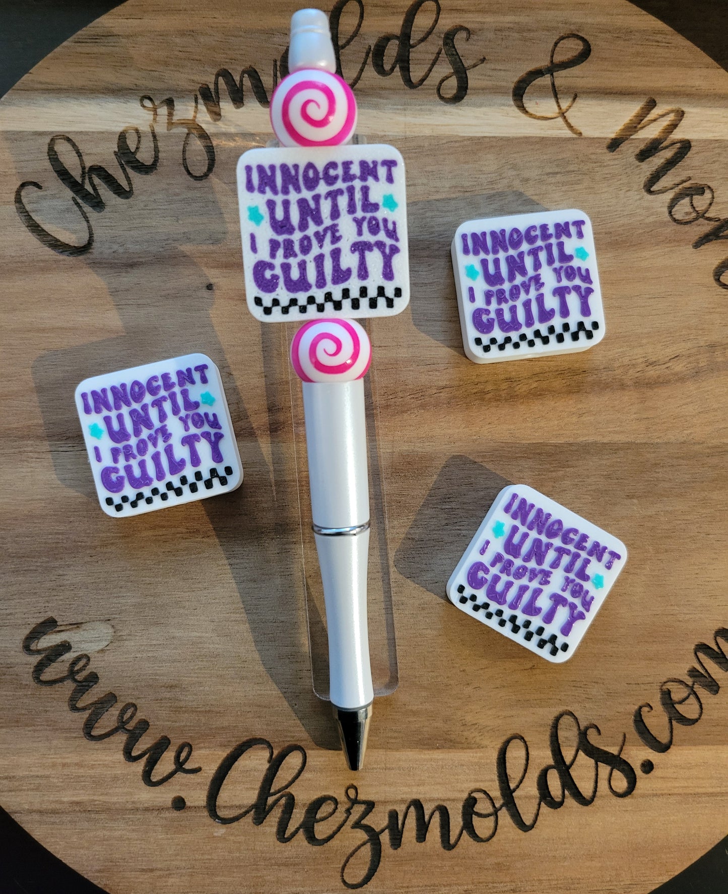 CE 3d printed focal bead-innocent until i prove you guilty