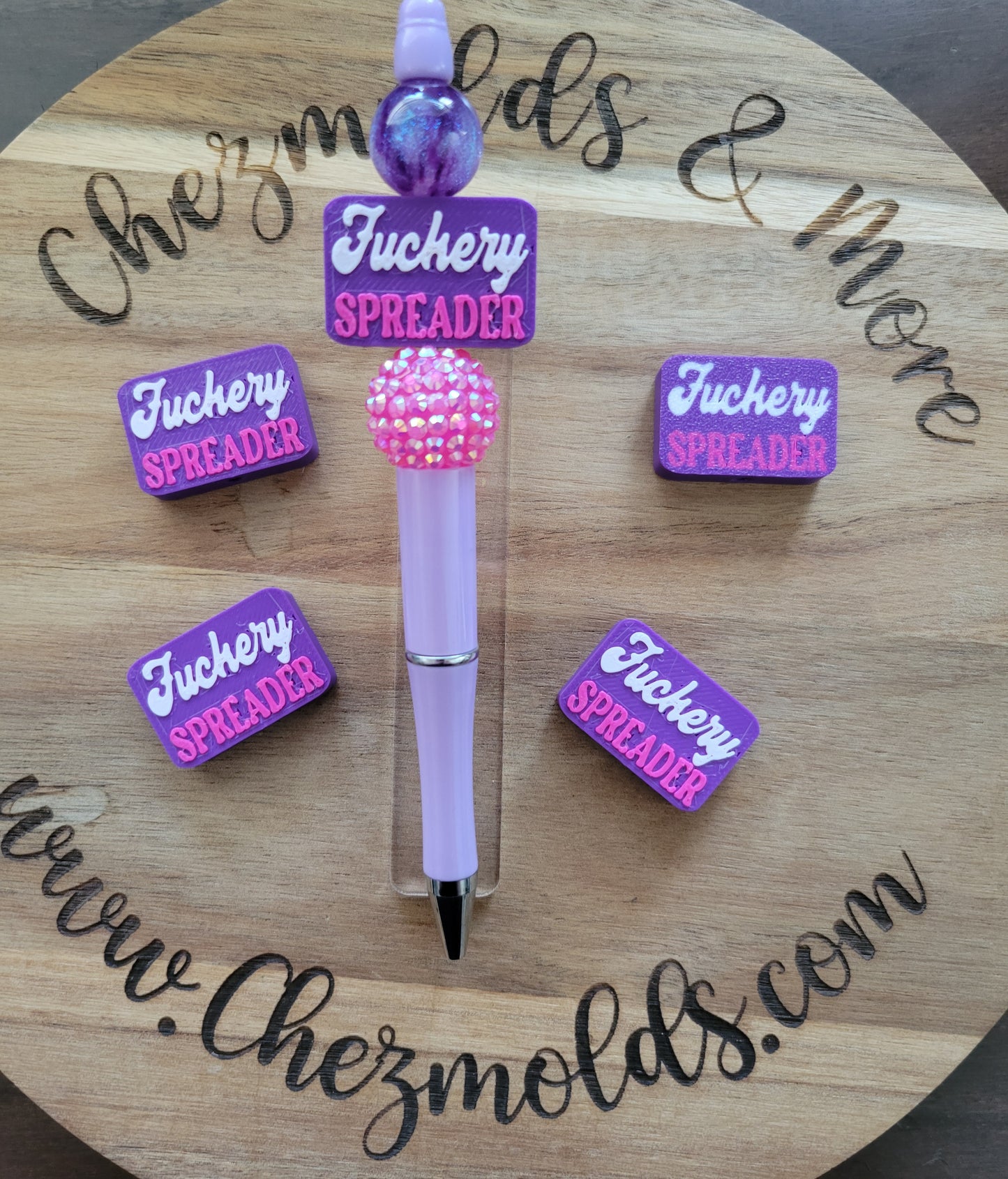 CE 3d printed focal bead-F*ckery spreader