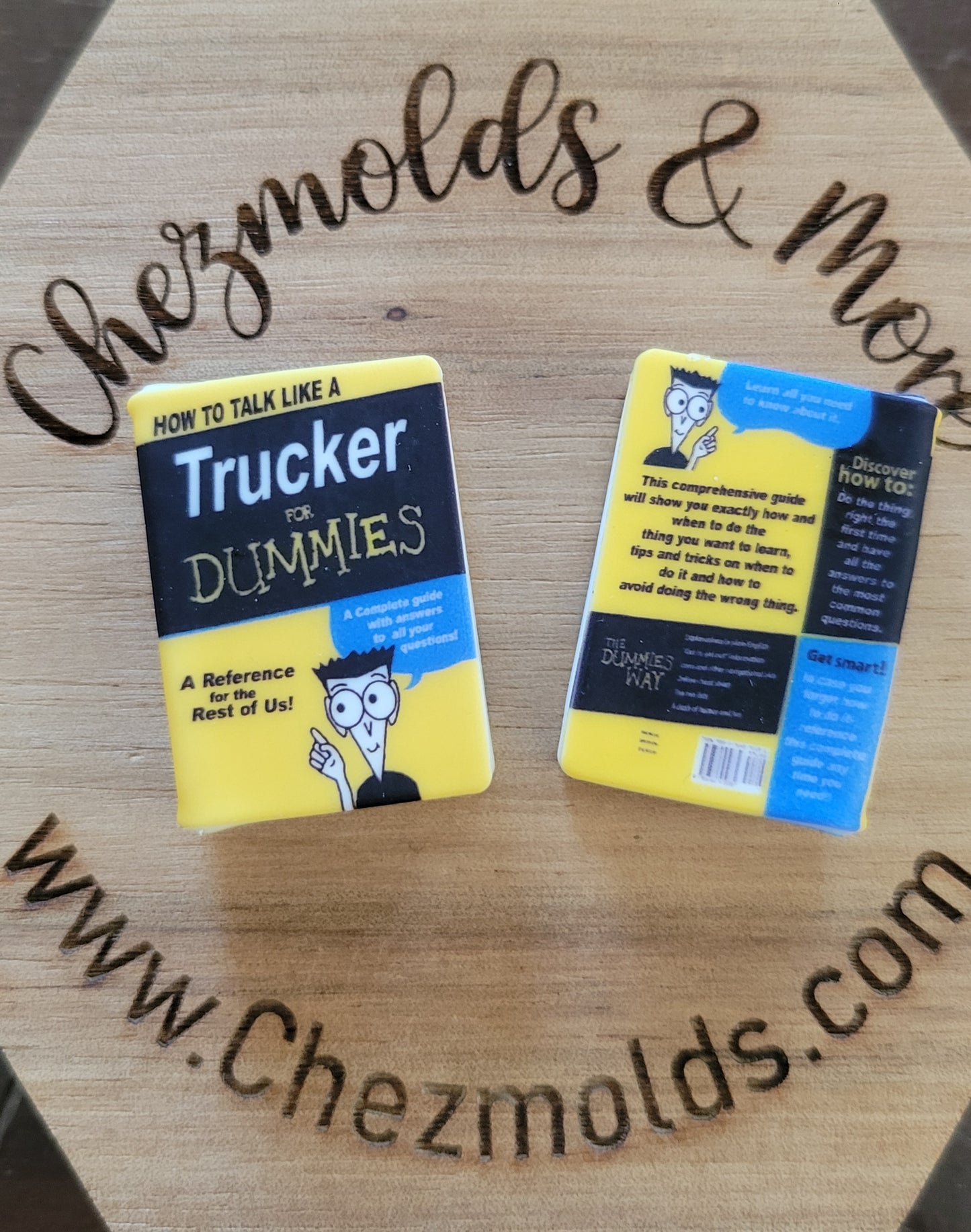 CE-3d silicone focal Bead-* how to talk like a Trucker for dummies