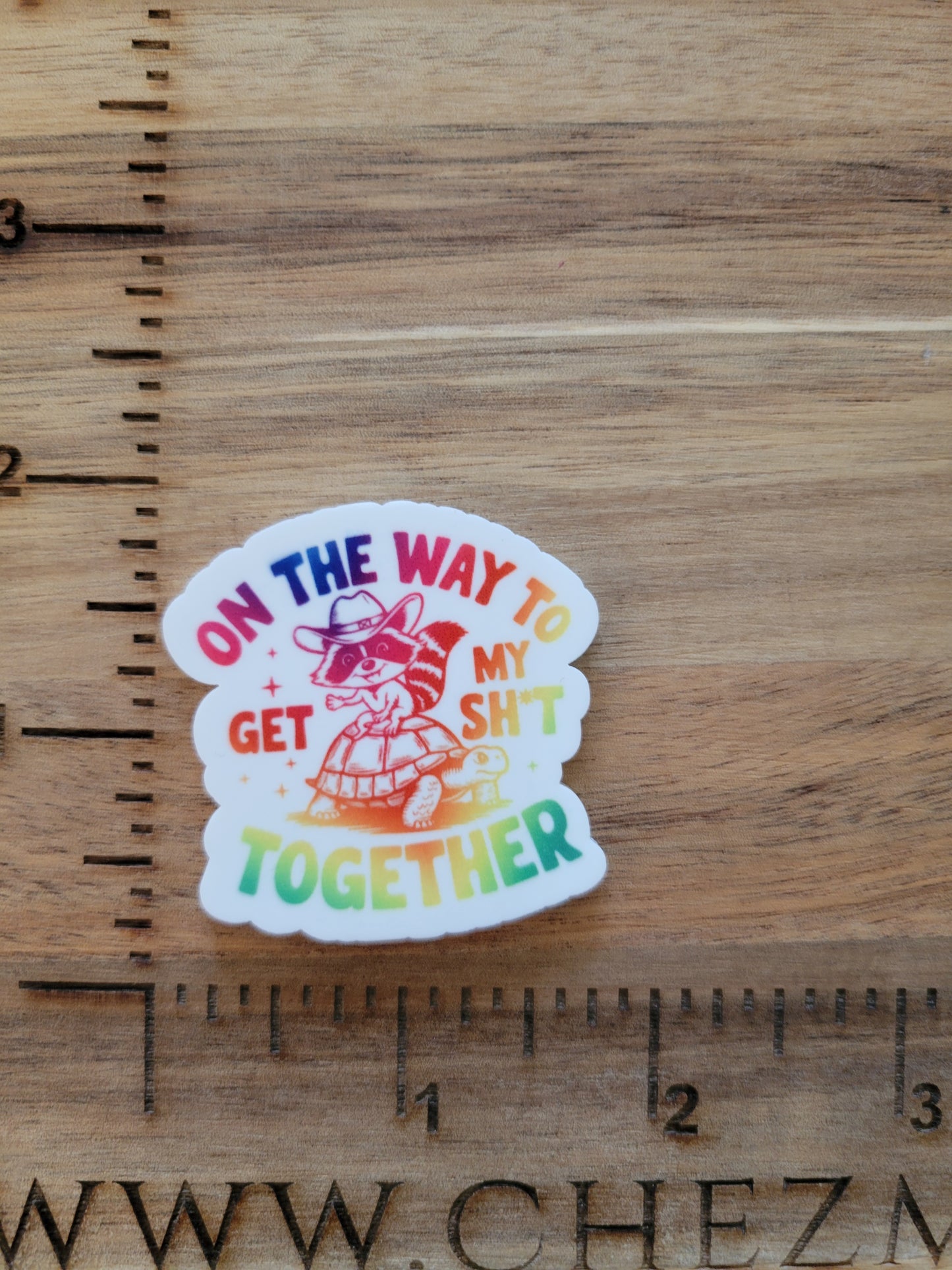 uv printed acrylic flatback-on my way to get my sh*t together