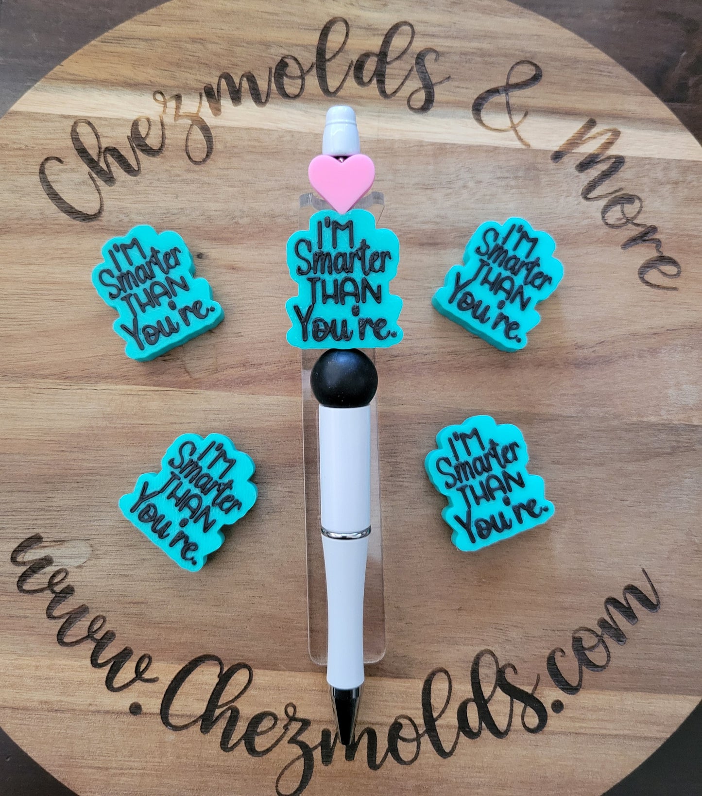 CE 3d printed focal bead-Im smarter than You ARE