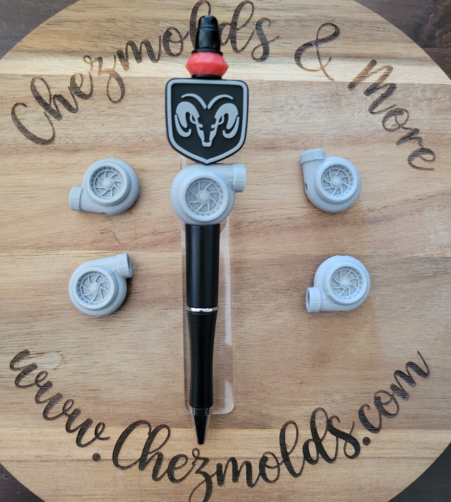 CE 3d printed focal bead-turbo