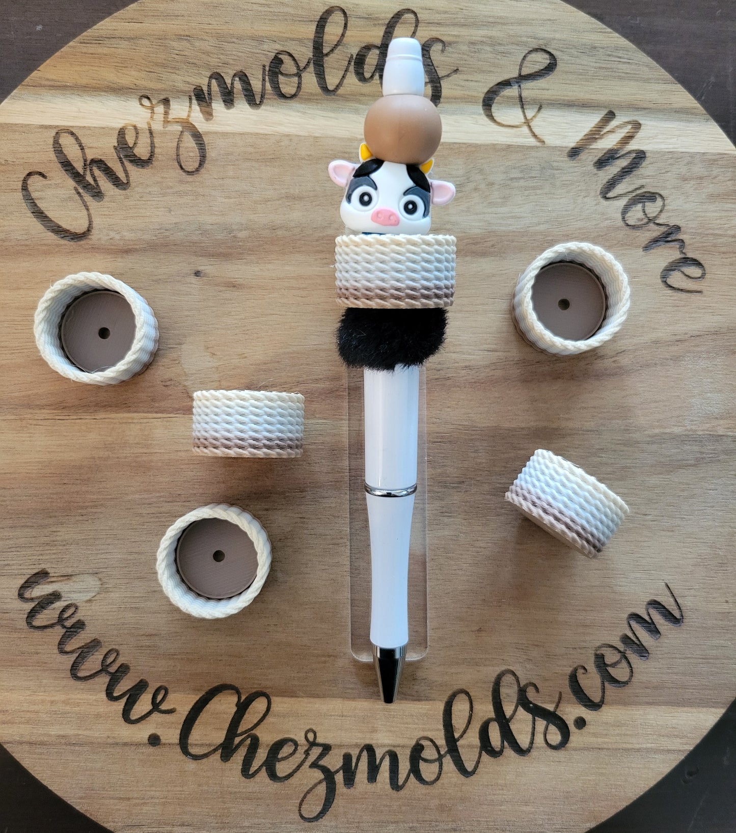 CE 3d printed focal Bead- rope basket