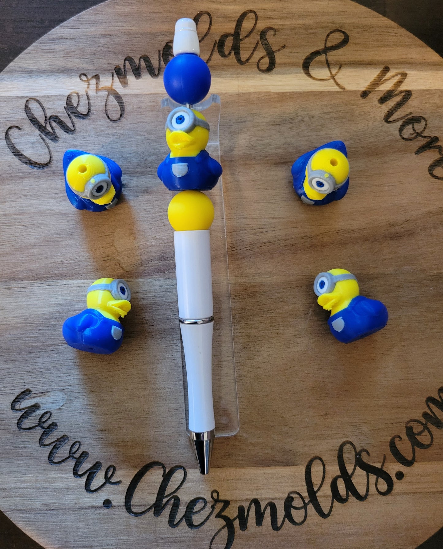 CE 3d printed focal Bead-goggle duckie