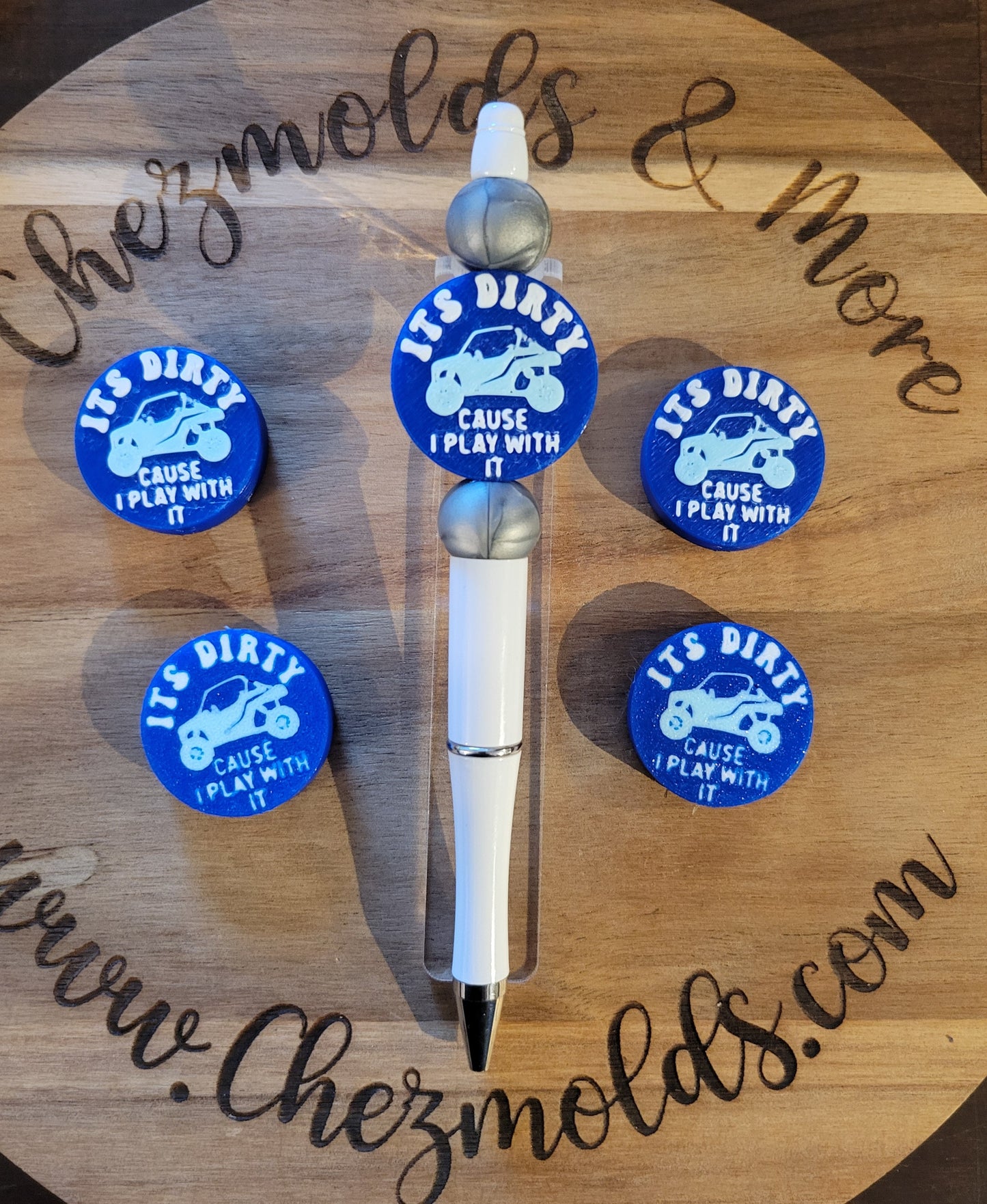 CE 3d printed focal Bead -Its dirty cause i play with it UTV