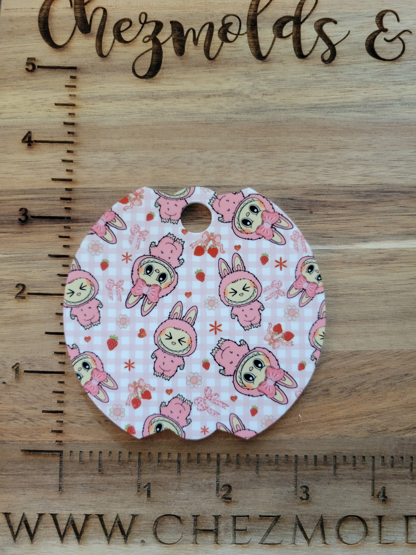 CE printed Acrylic 40oz topper plate-bubu