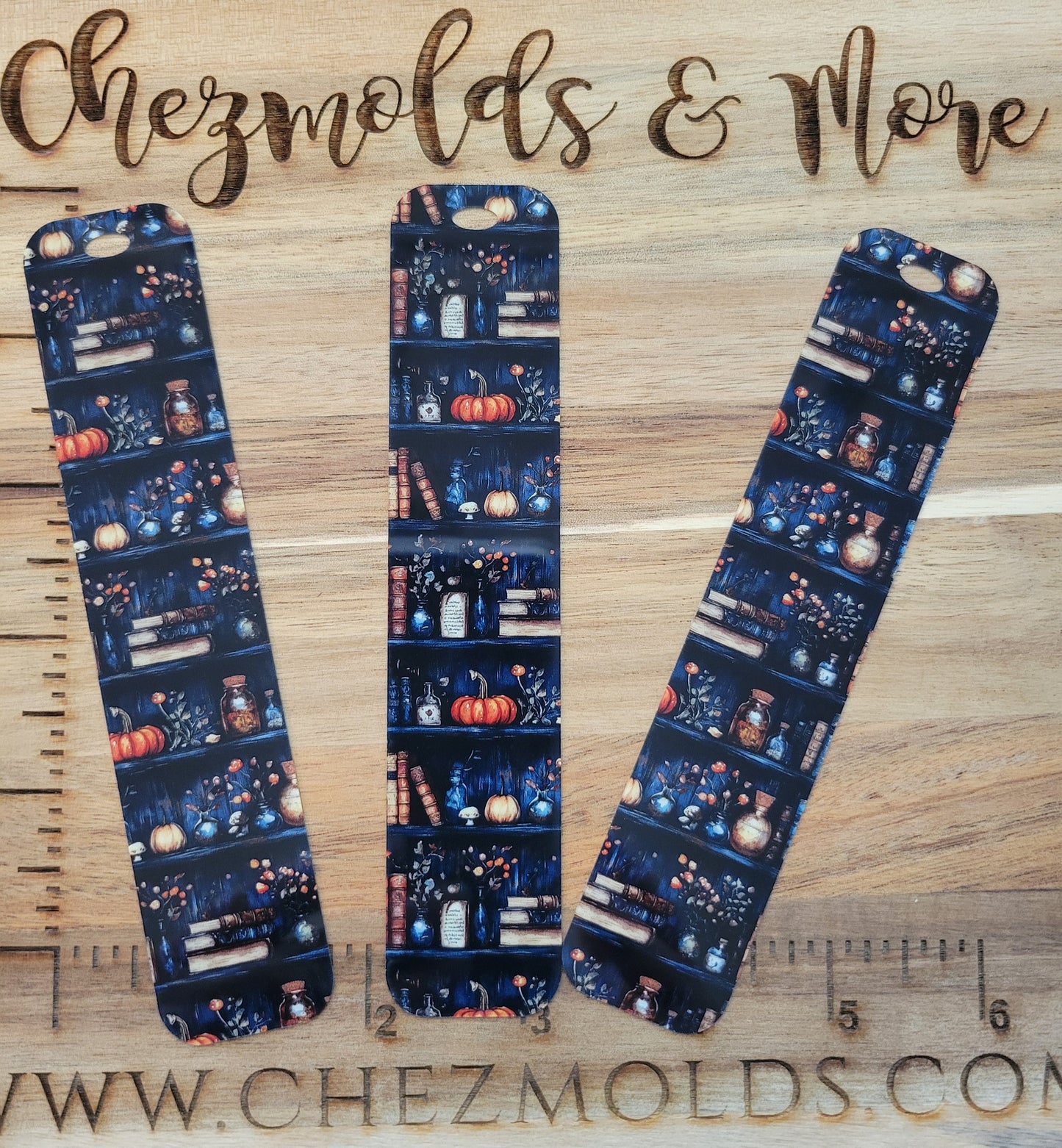 FLEX Beadable bookmarks-fall bookshelf