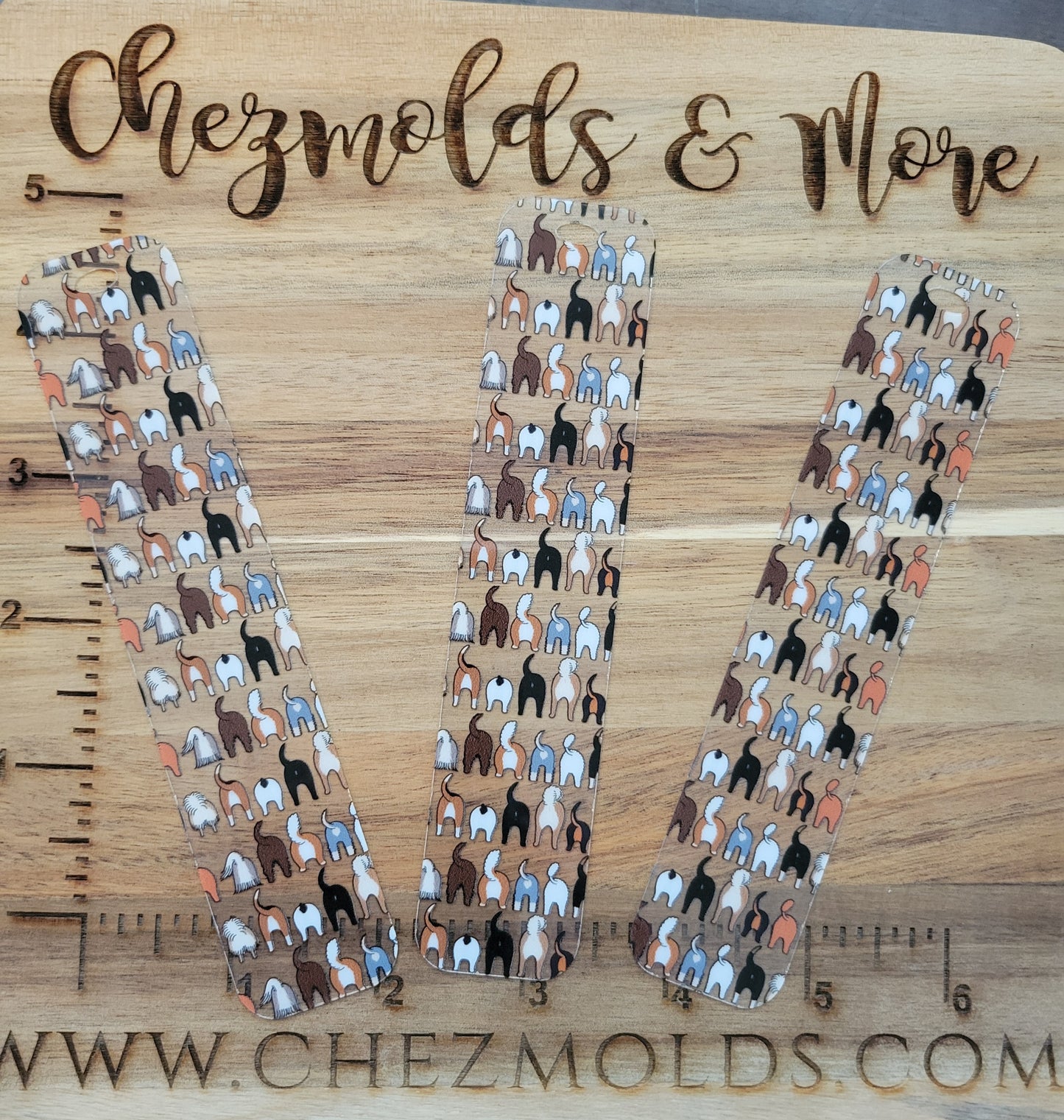 FLEX Beadable bookmarks-doggie bums