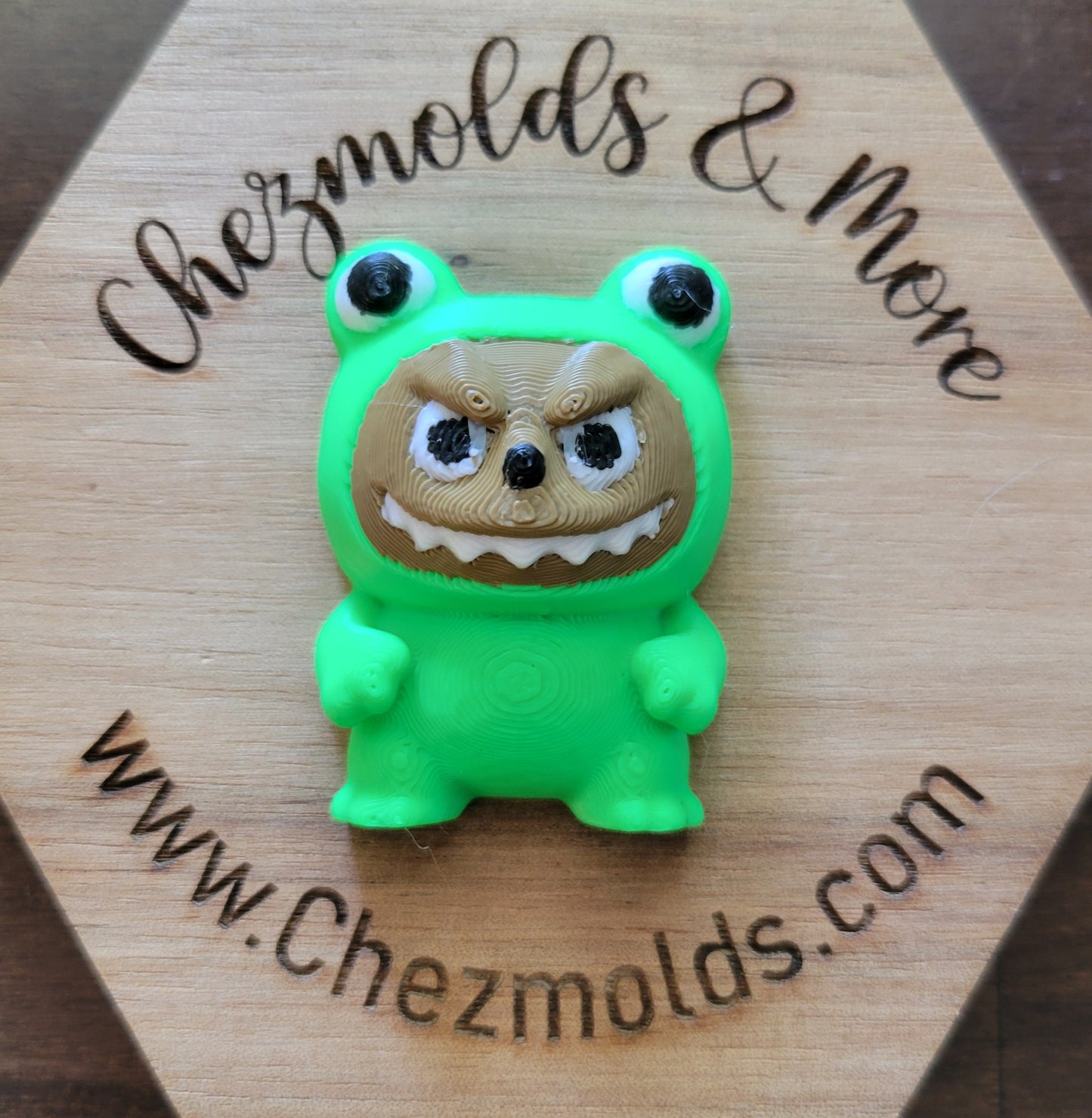 3d printed 3D flatback-frog bubu