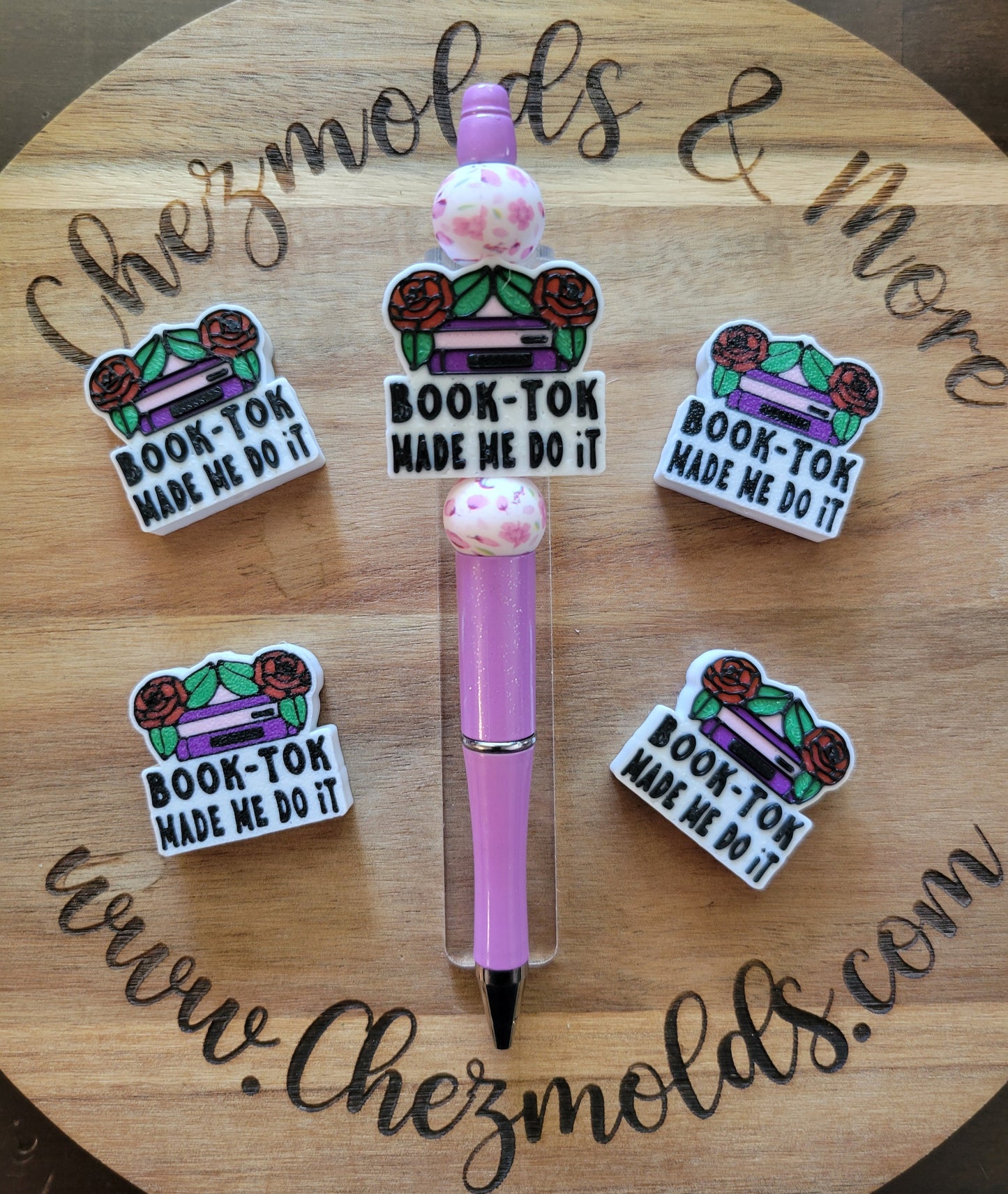 CE 3d printed focal Bead-Booktok made me do it