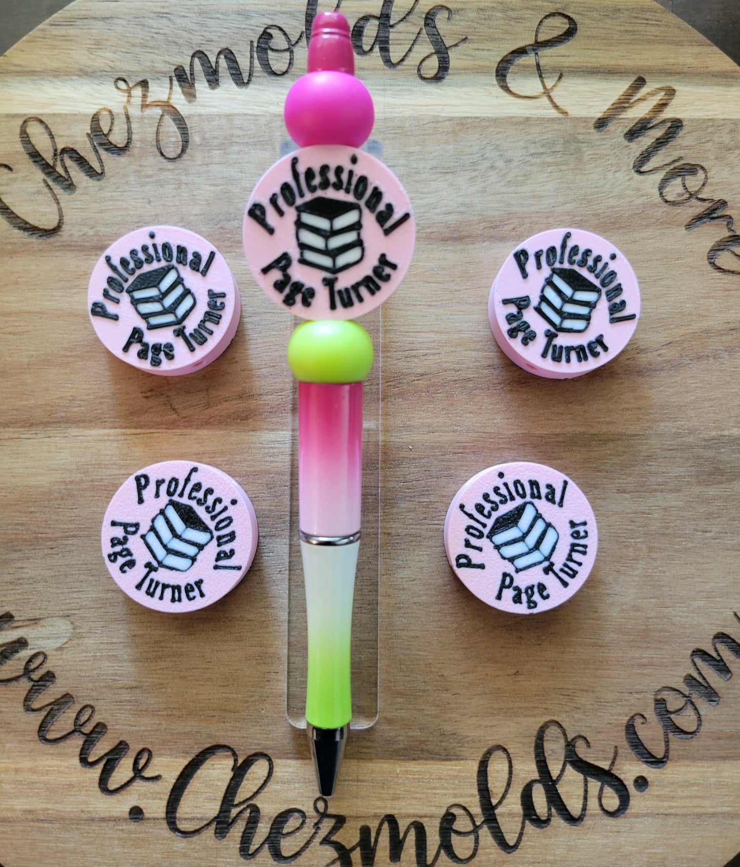 CE 3d printed focal Bead-Professional page turner