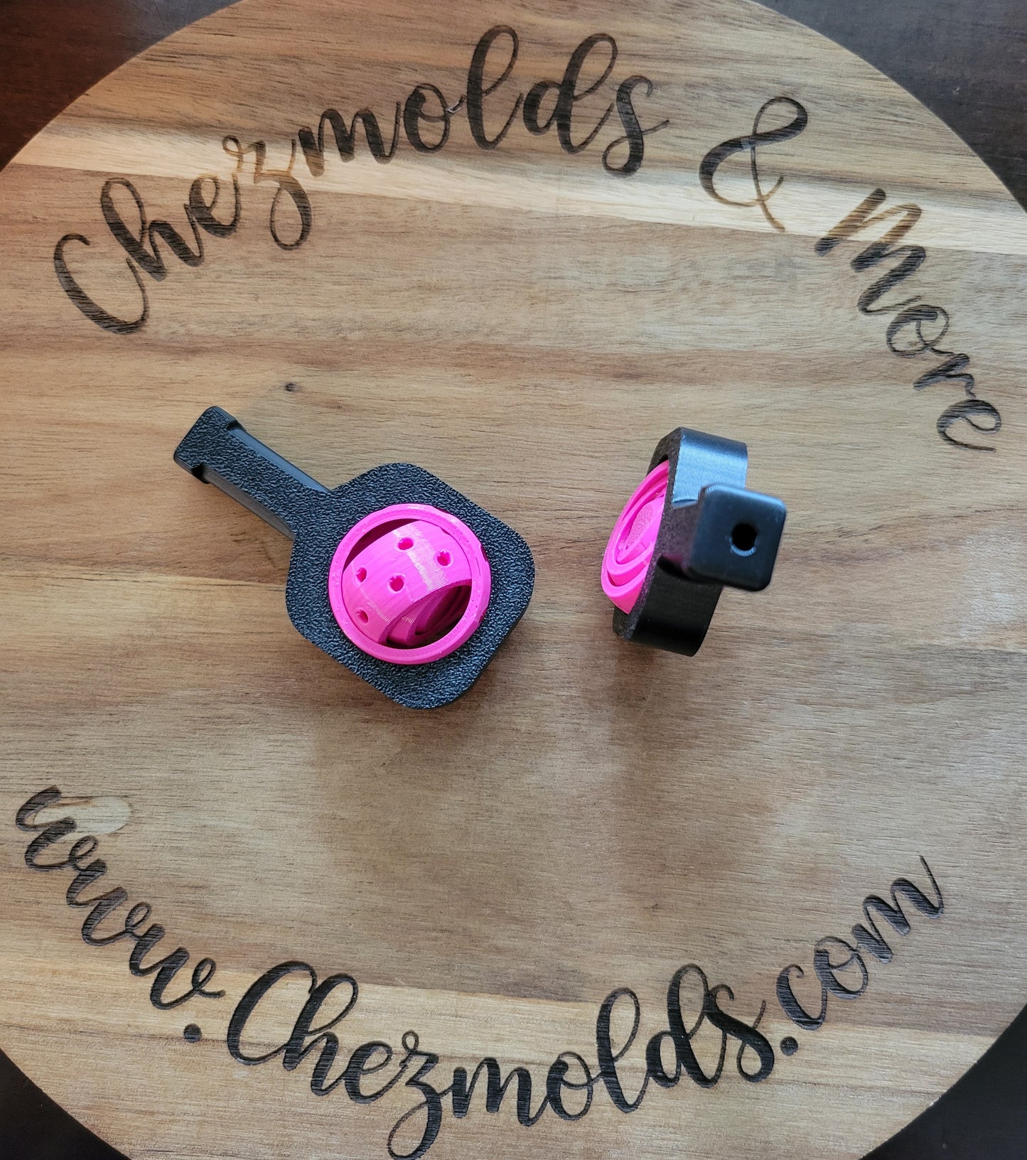 Beadable 3d printed -pickleball fidget keychain