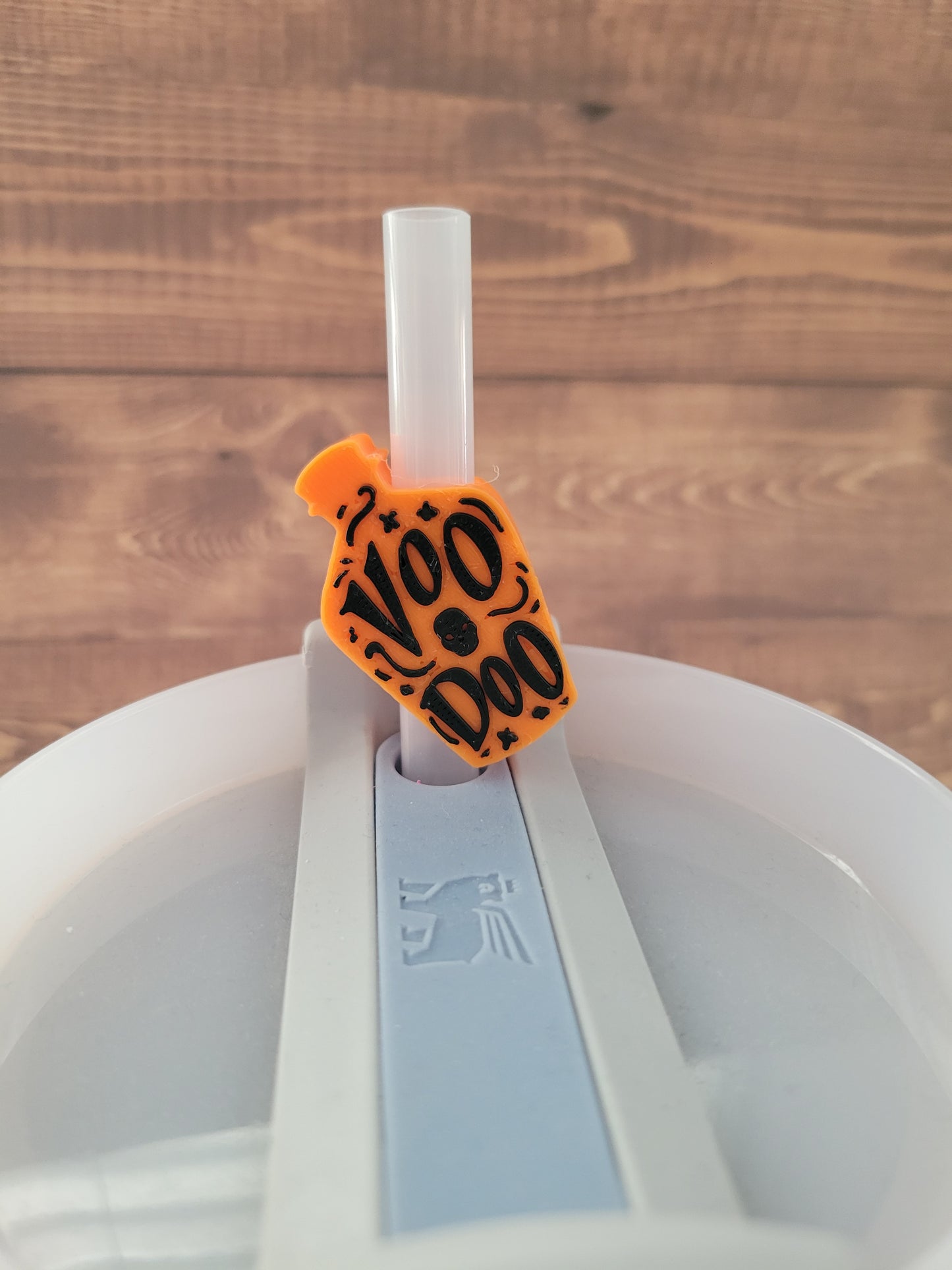 CE 3d printed straw topper- voodoo