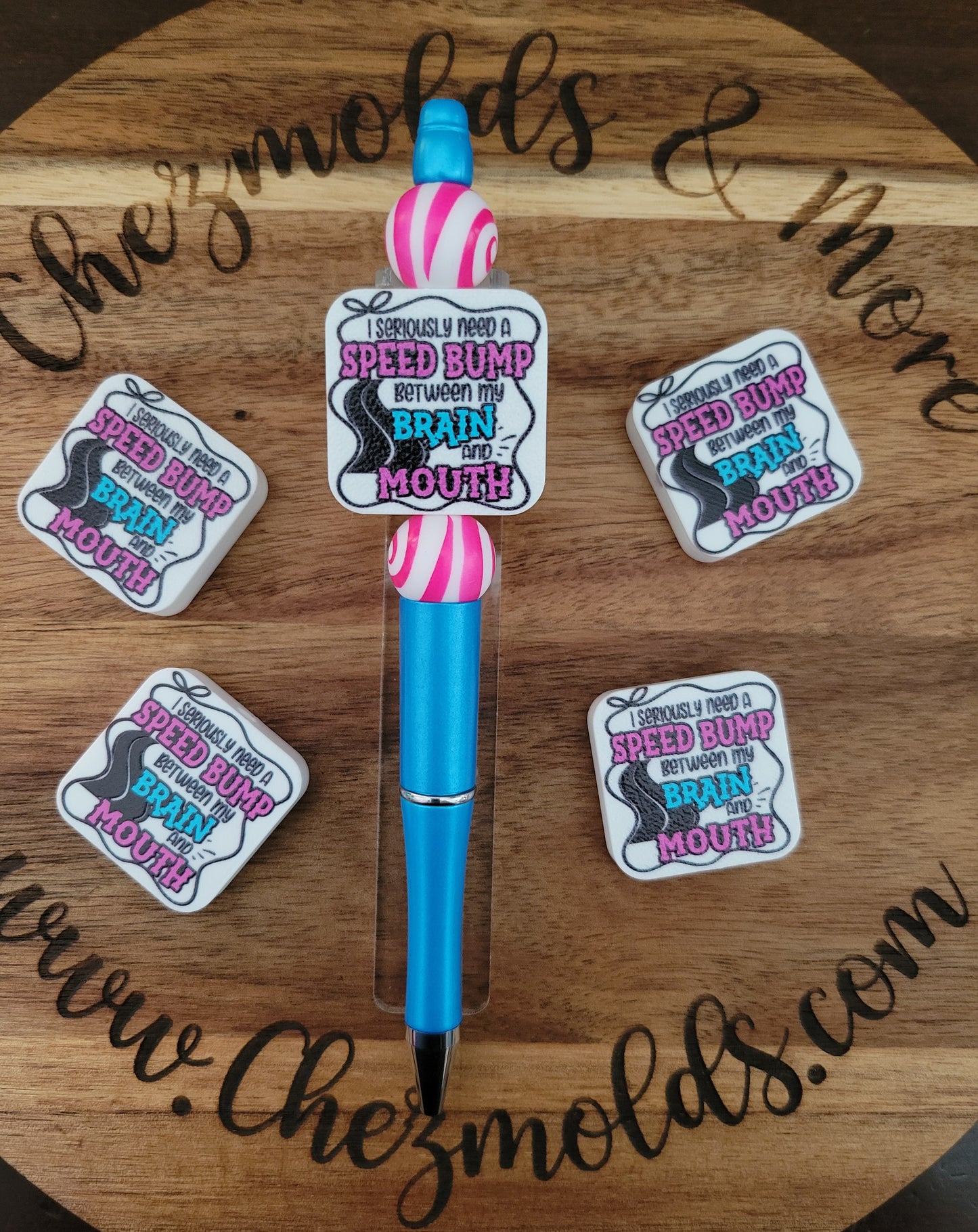 CE 3d printed focal Bead-speed bump