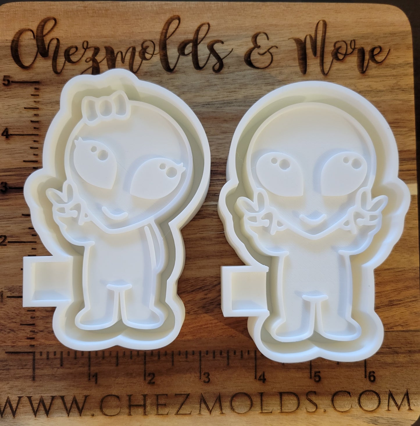 Freshie mold - full body alien